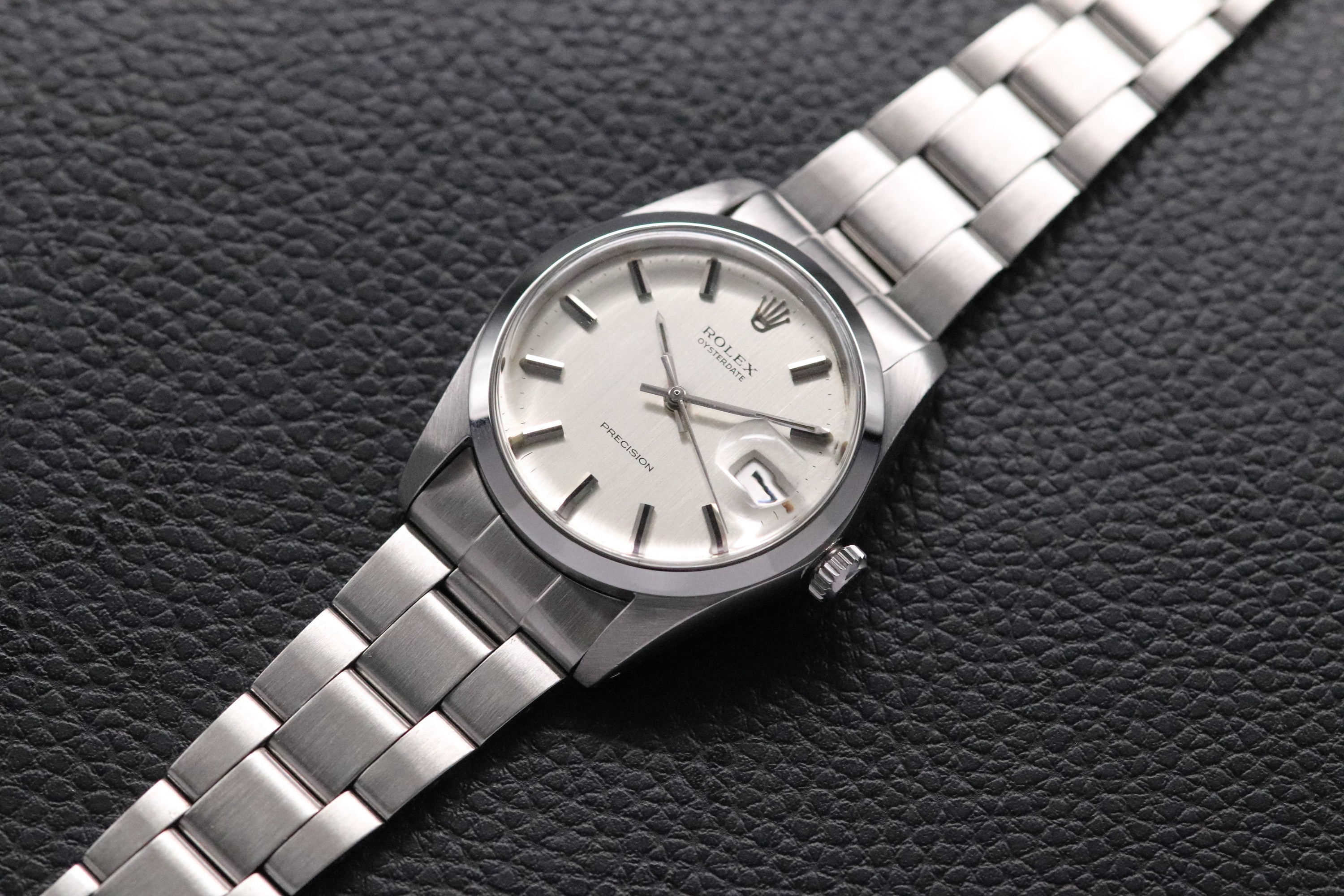 Rolex Oysterdate Precision 6694 Silver Dial 1972