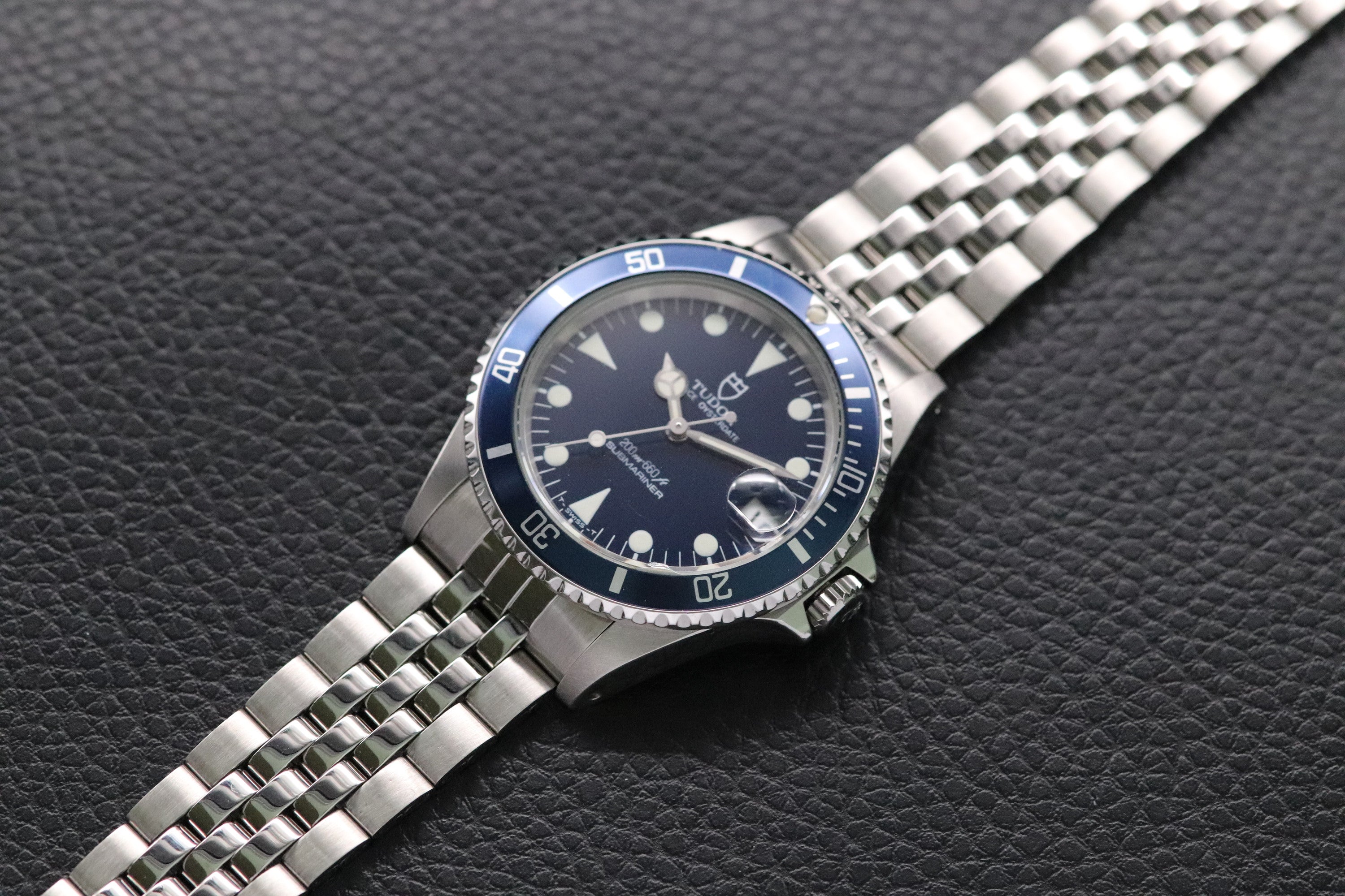 Tudor Submariner 75090 Blue Dial 1990