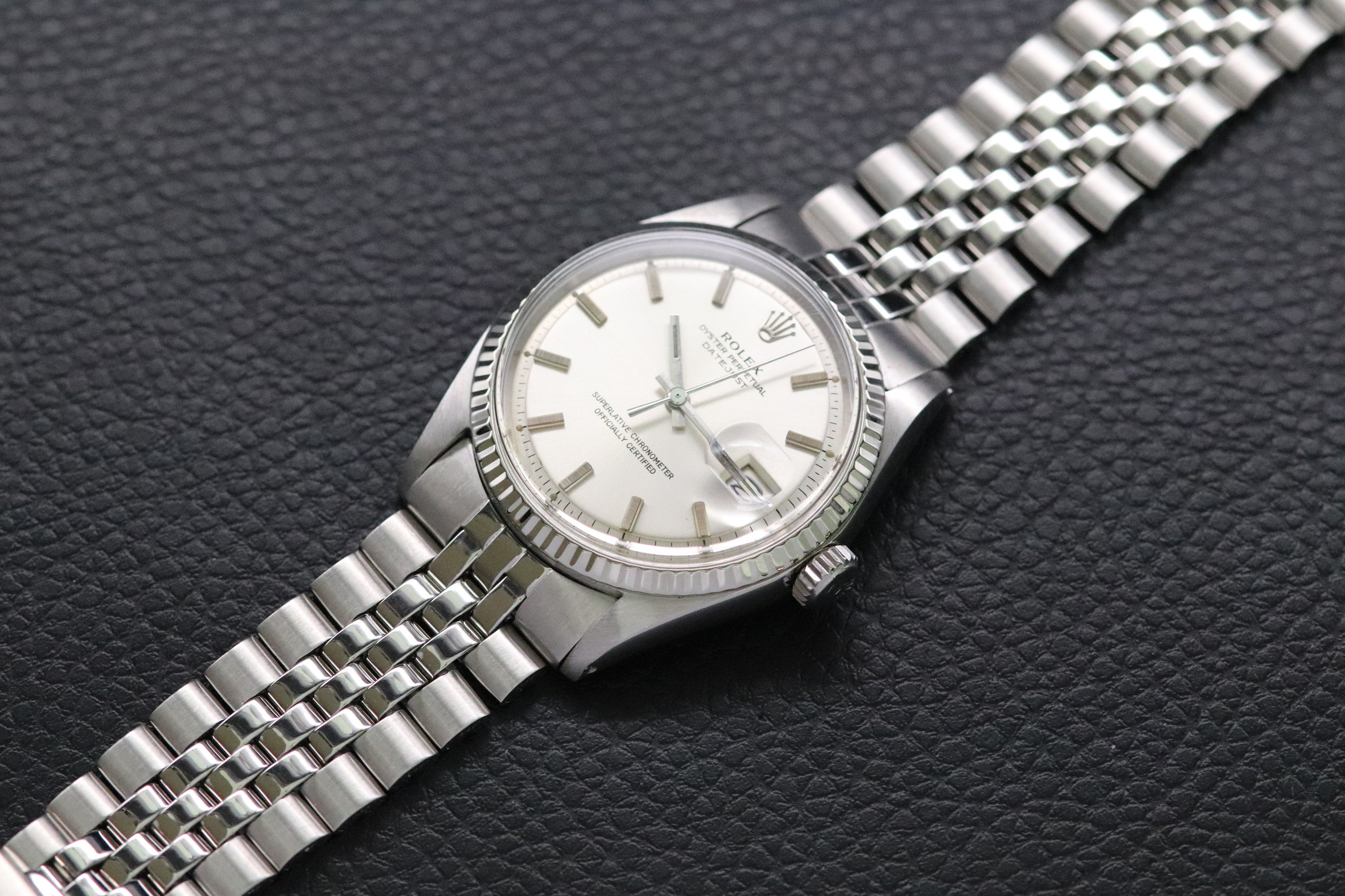 Rolex Datejust 1601 Silver Dial 1970