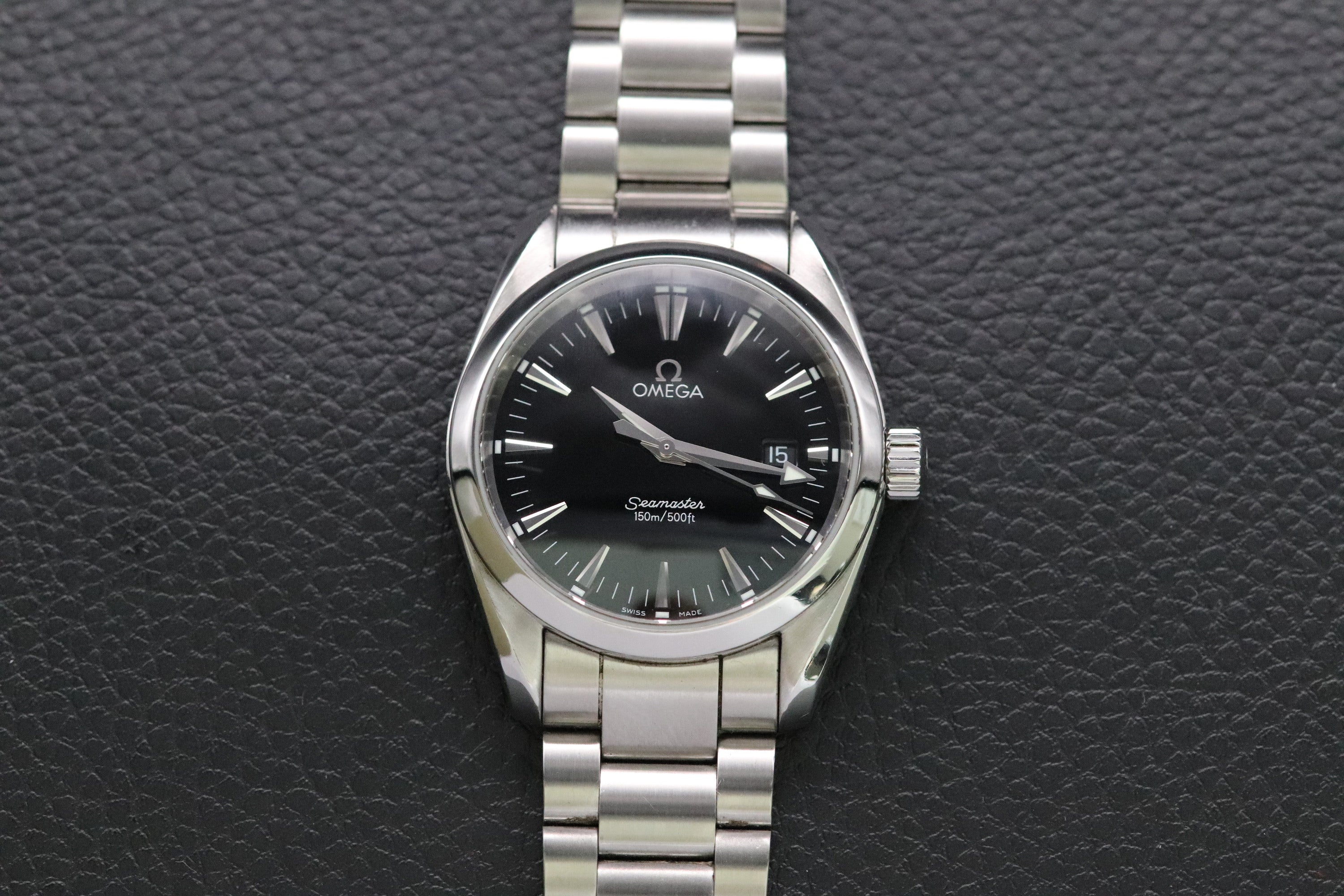Omega Seamaster Aqua Terra 2518.50 Black Dial 2007 Papers