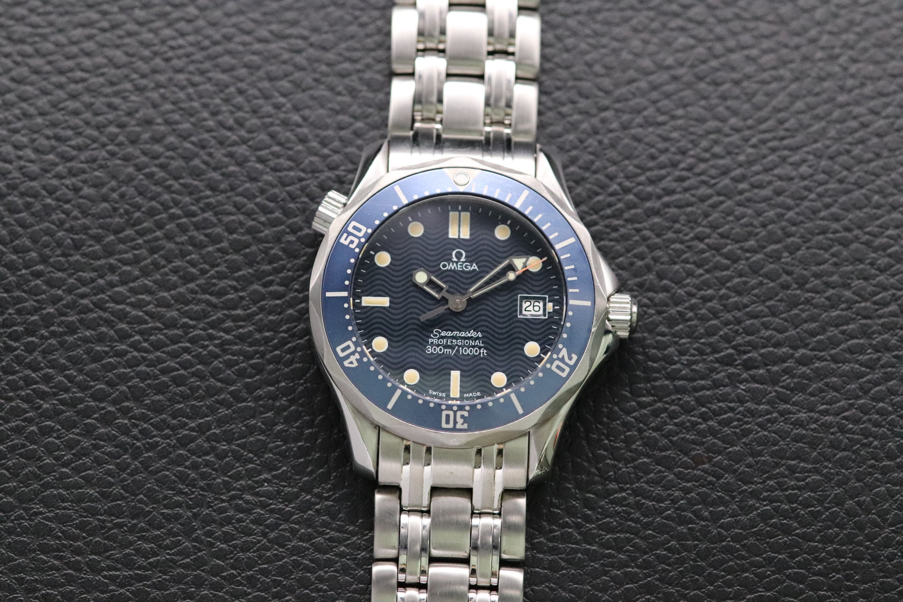 Omega Seamaster 300 2561.80 Blue Dial 1993 Paper