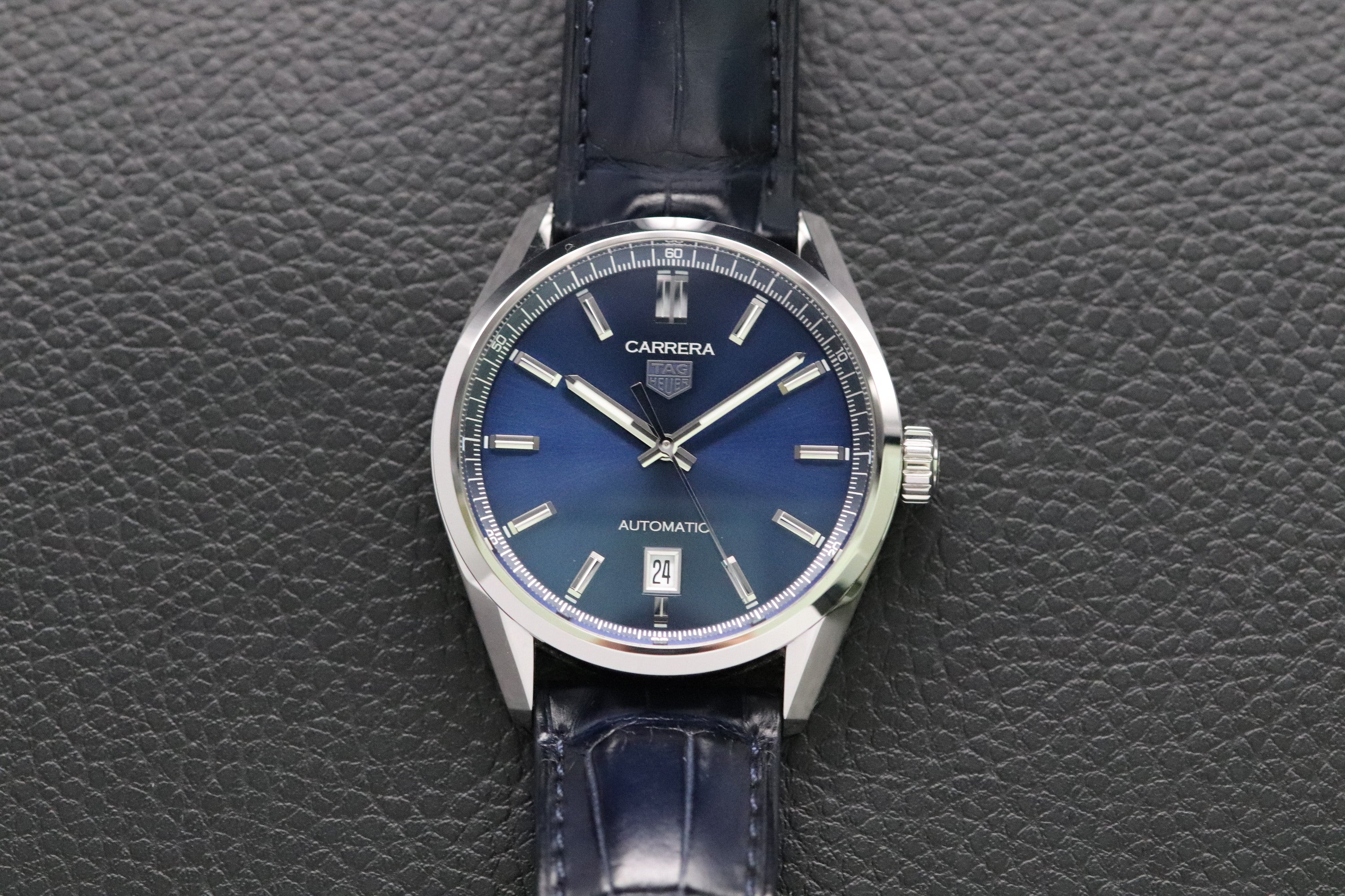 Tag Heuer Carrera Caliber 5 WBN2112-0 Blue Fullset 2022 Box+Papers