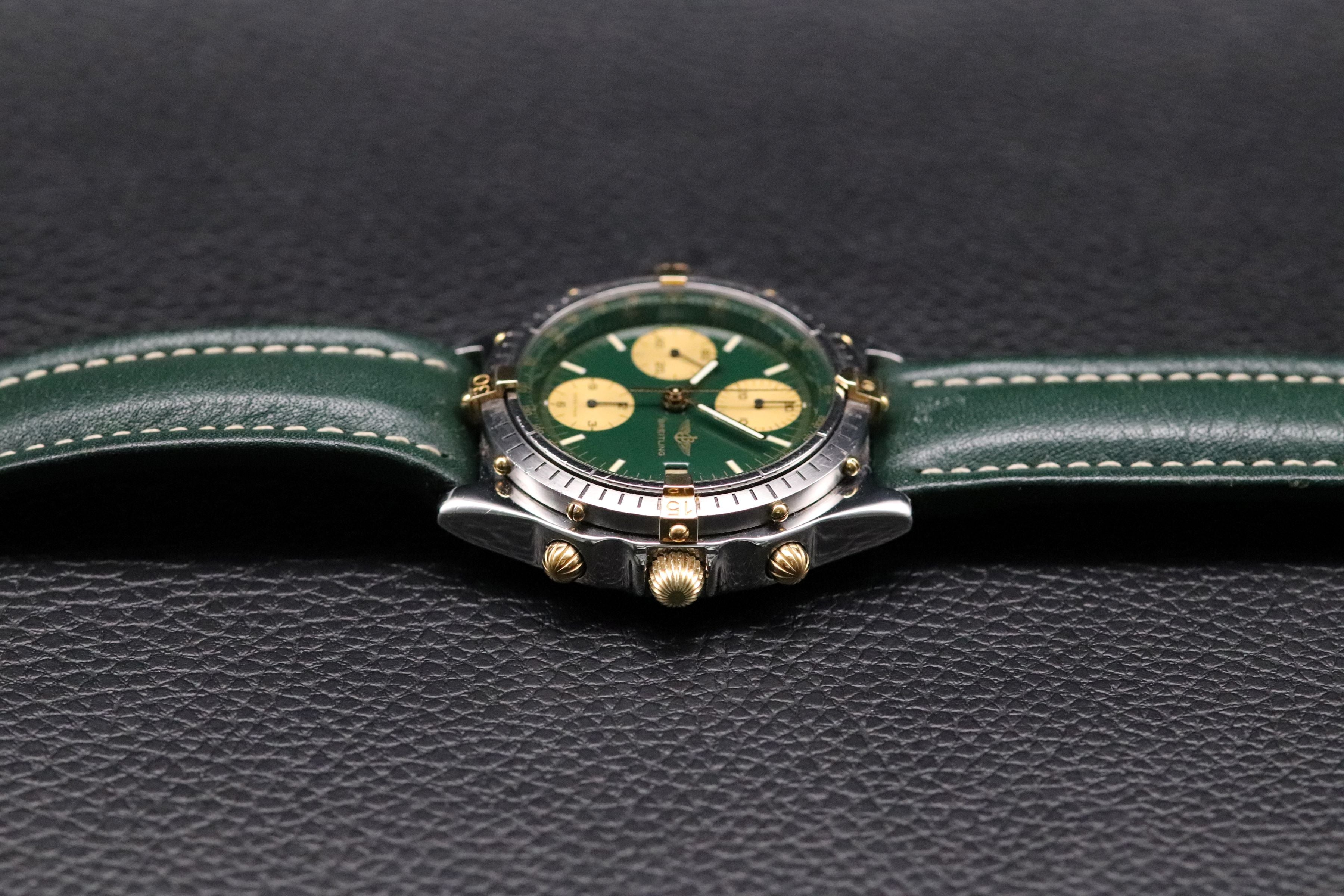Breitling Chronomat 81950 Green Dial 1992