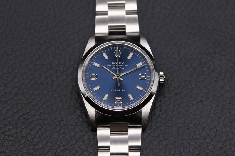 Rolex Air King 14000 Blue NOS