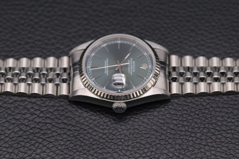 Rolex Datejust 16234 Green Tropical