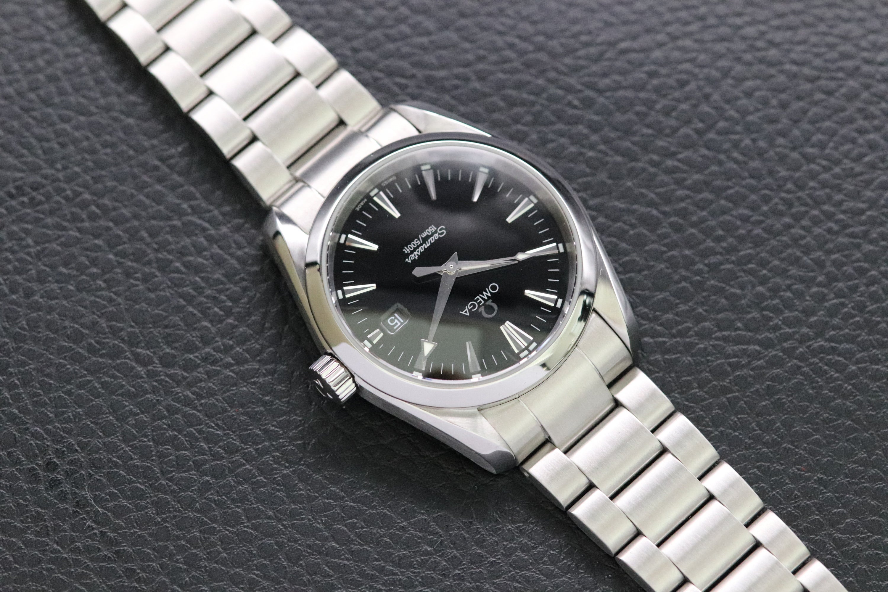 Omega Seamaster Aqua Terra 2518.50 Black Dial 1998 Papers