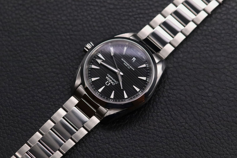 Omega aqua hotsell terra 38mm black