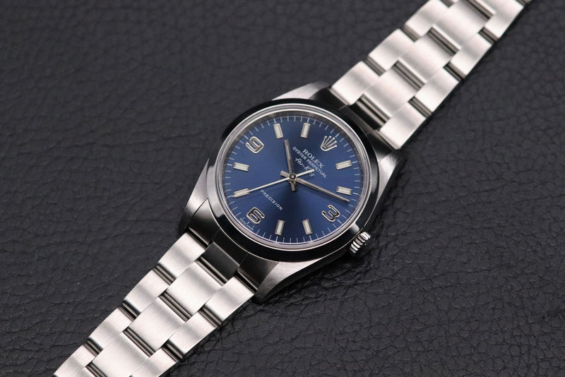 Rolex Air King 14000 Blue NOS