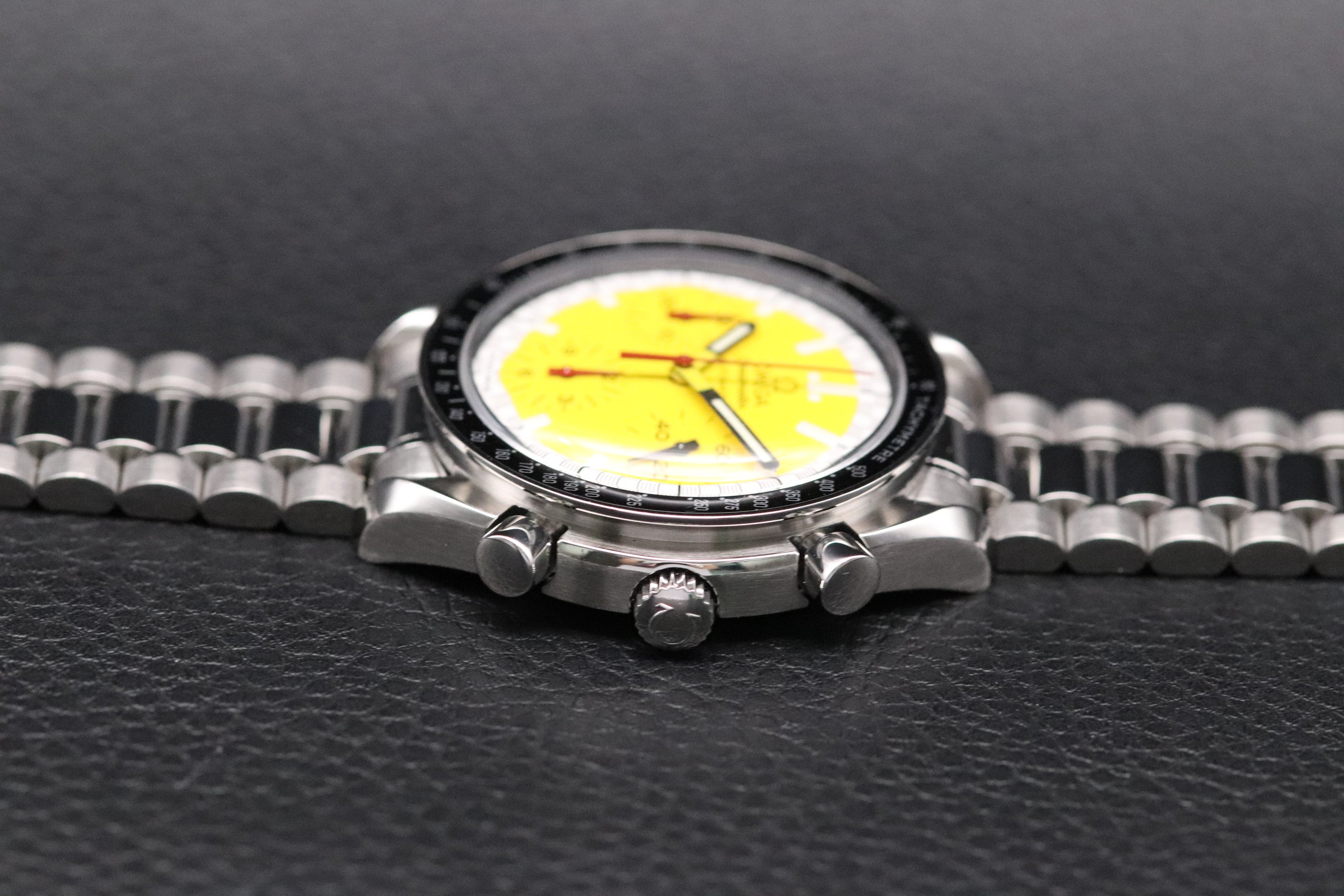 Omega Speedmaster Reduced 3510.12 Schumacher Yellow Dial 1998