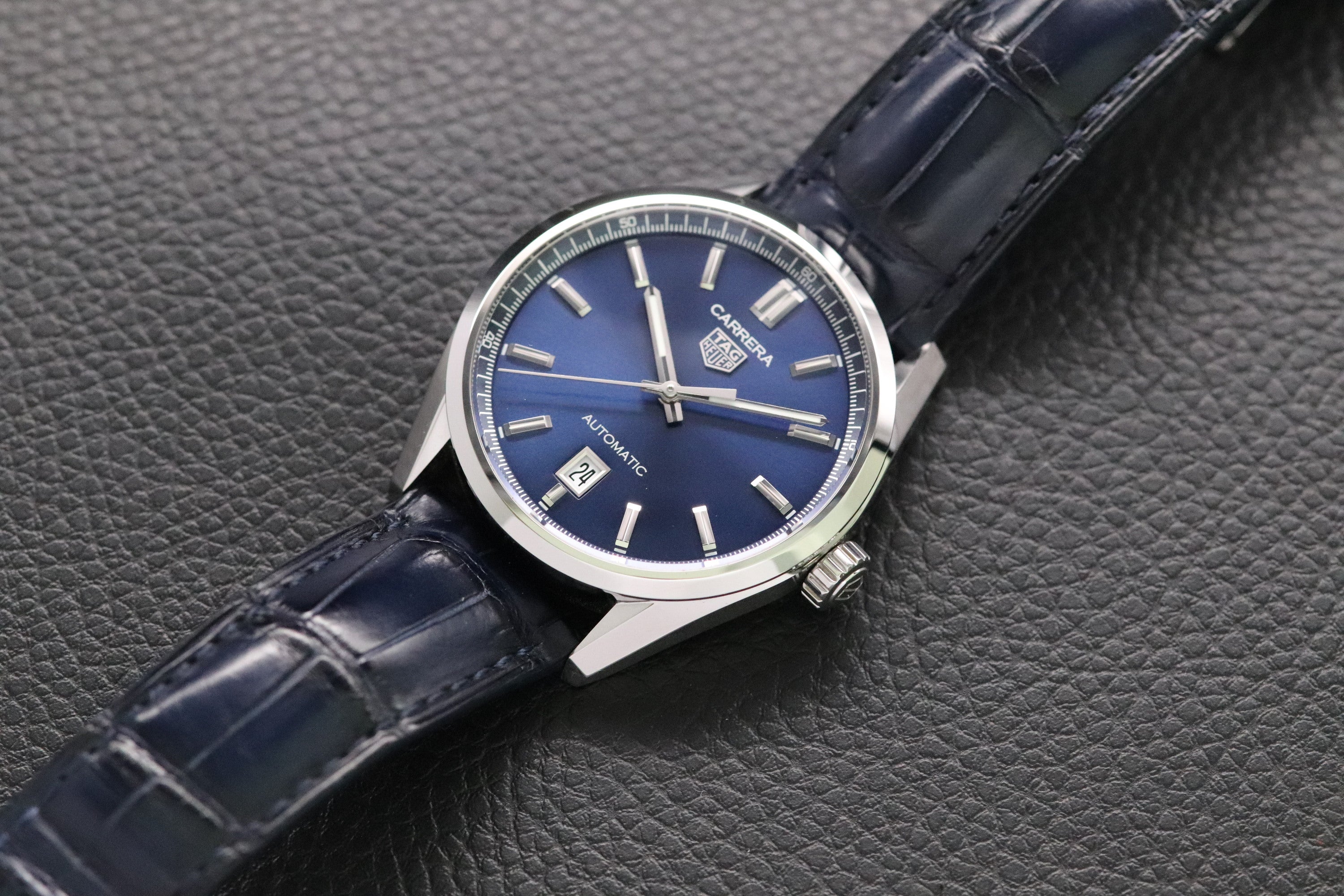 Tag Heuer Carrera Caliber 5 WBN2112-0 Blue Fullset 2022 Box+Papers