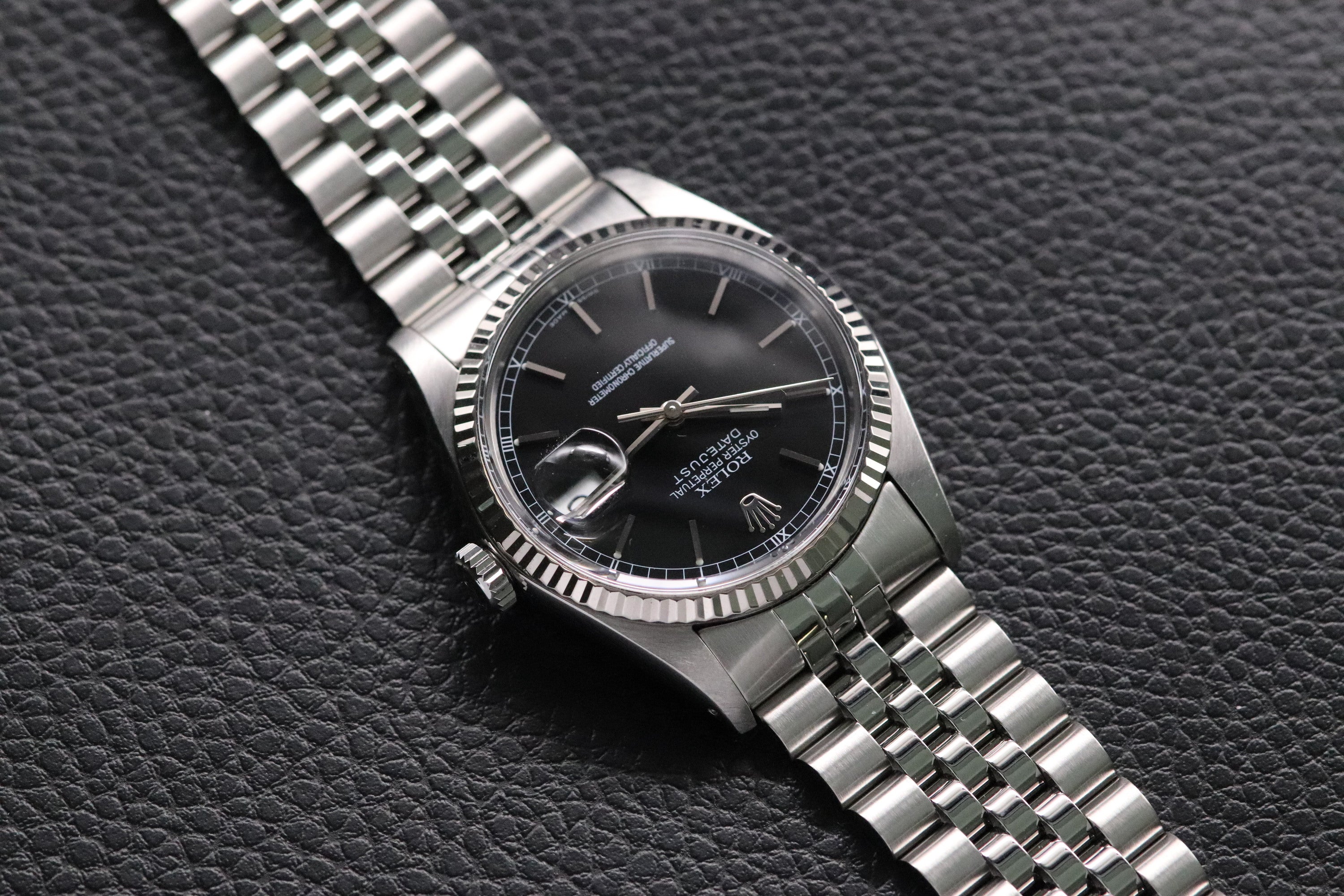 Rolex Datejust 16014 Black Dial 1985