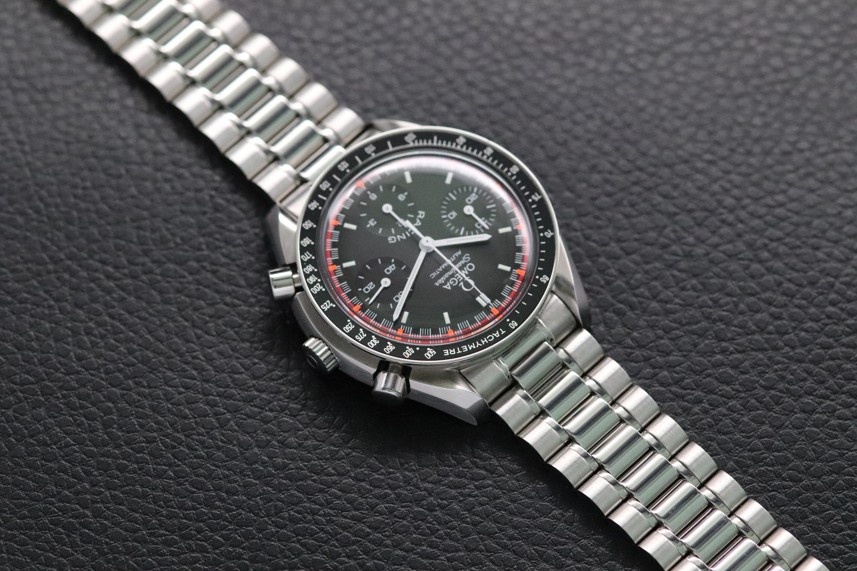Omega Speedmaster Reduced 3518.50 Michael Schumacher 2001 Fullset Box+Paper