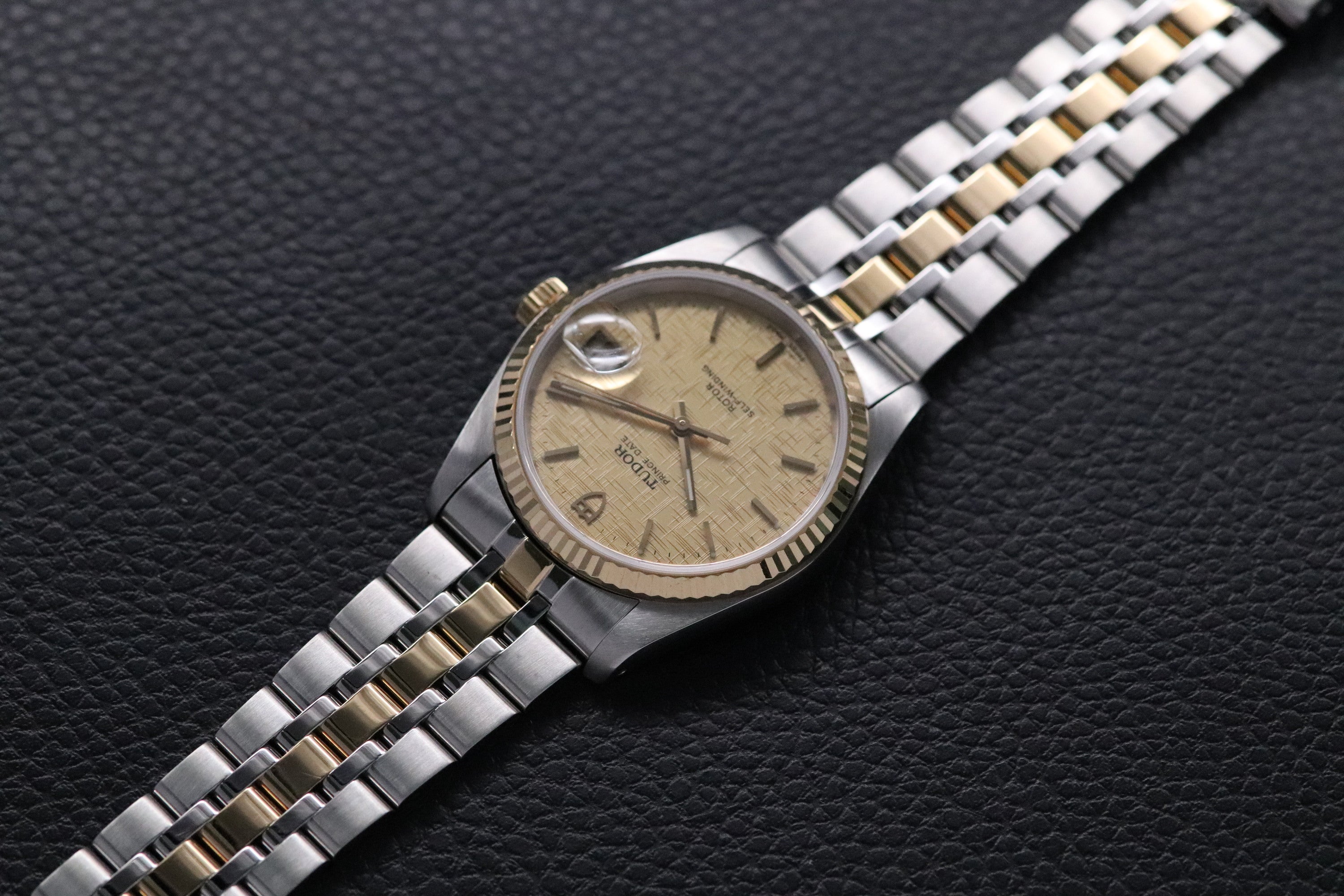Tudor Prince Date 74033 Gold Dial 2005
