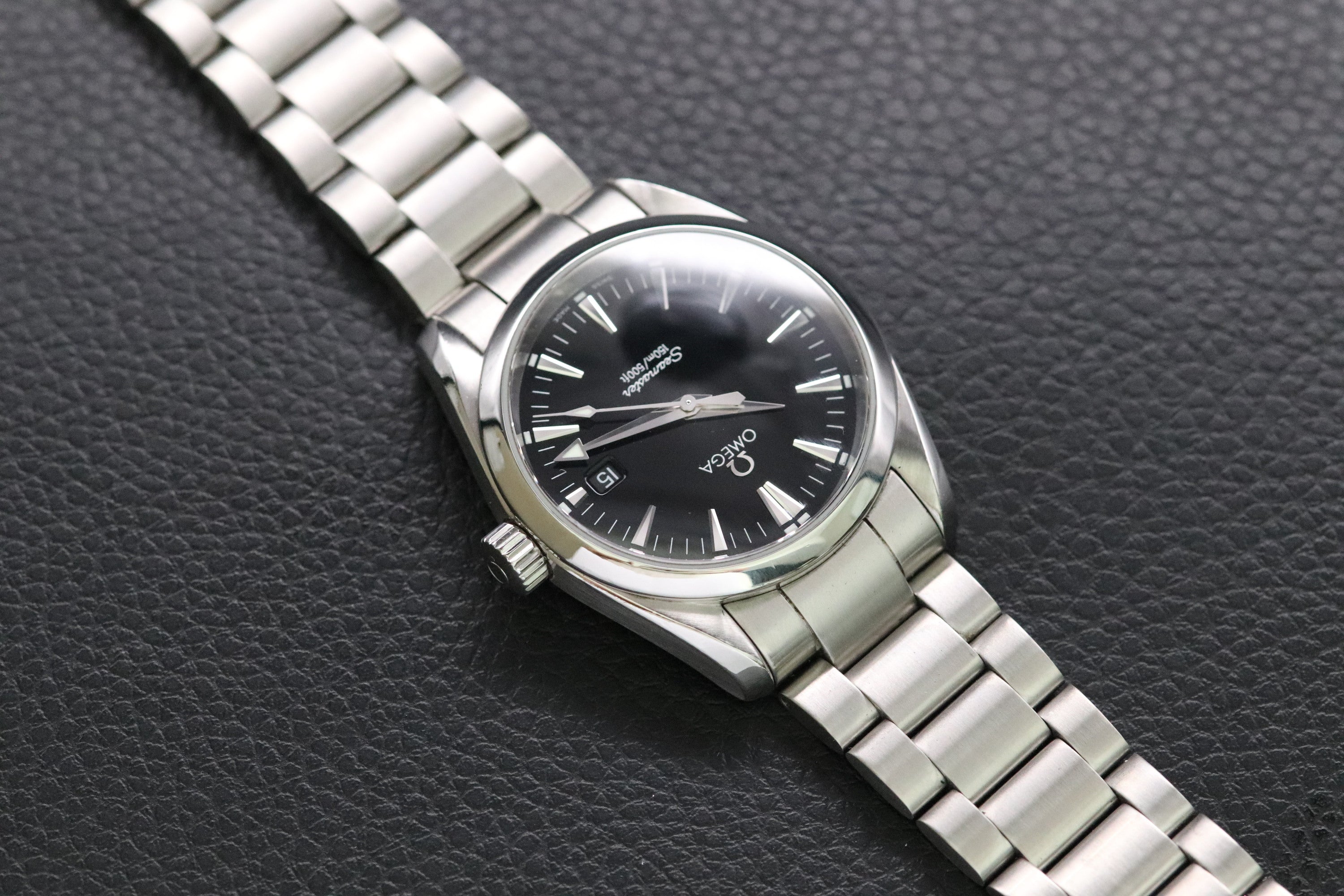 Omega Seamaster Aqua Terra 2518.50 Black Dial 2007 Papers