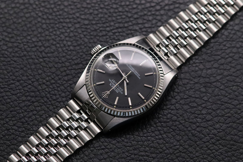 Rolex Datejust 1601 Black Dial