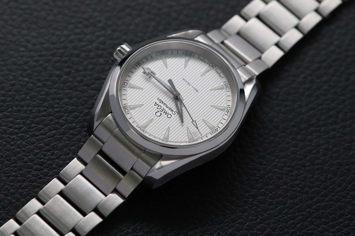 Omega Aqua Terra 231.10.39.60.02.001 Silver Dial 2017 Papers