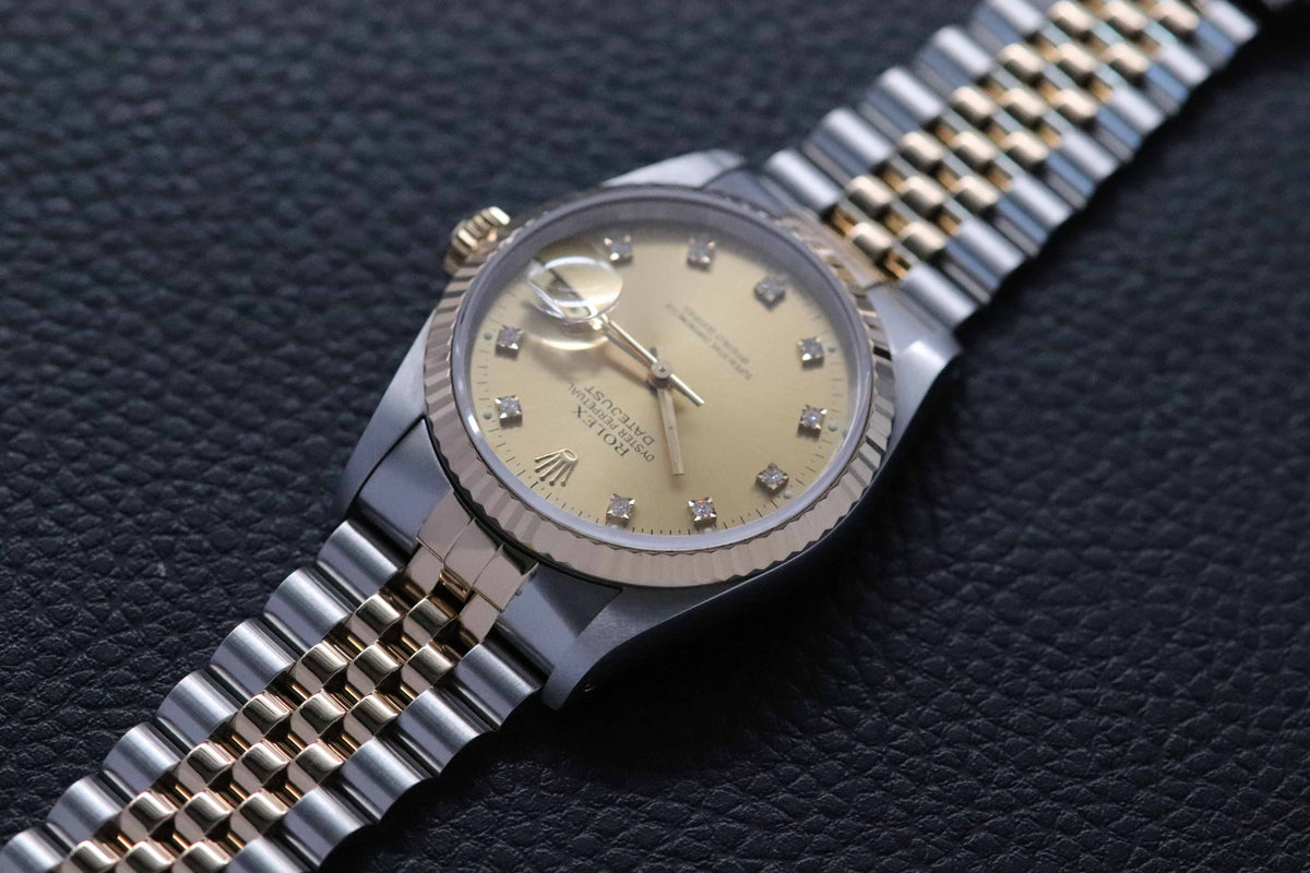 Rolex Datejust 16233G Fullset 1992 Box+Papers