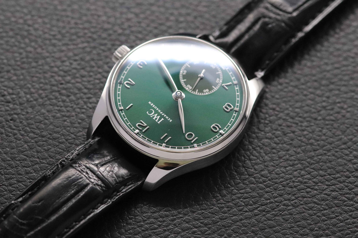 IWC Portugieser Automatic 40 IW358310 Green Dial Fullset 2023 Box+Papers