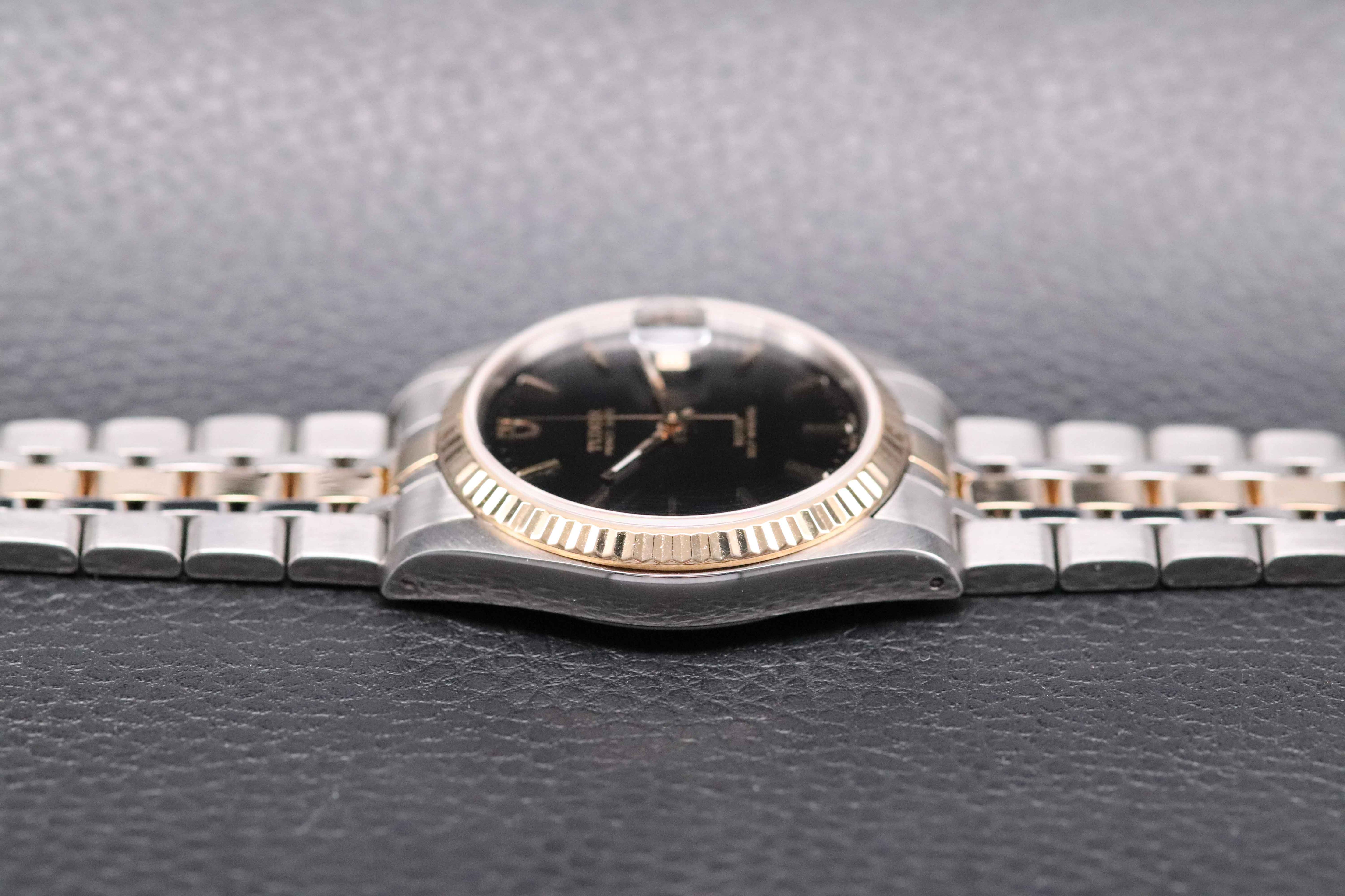 Tudor Prince Date 74033 Black Dial 2004