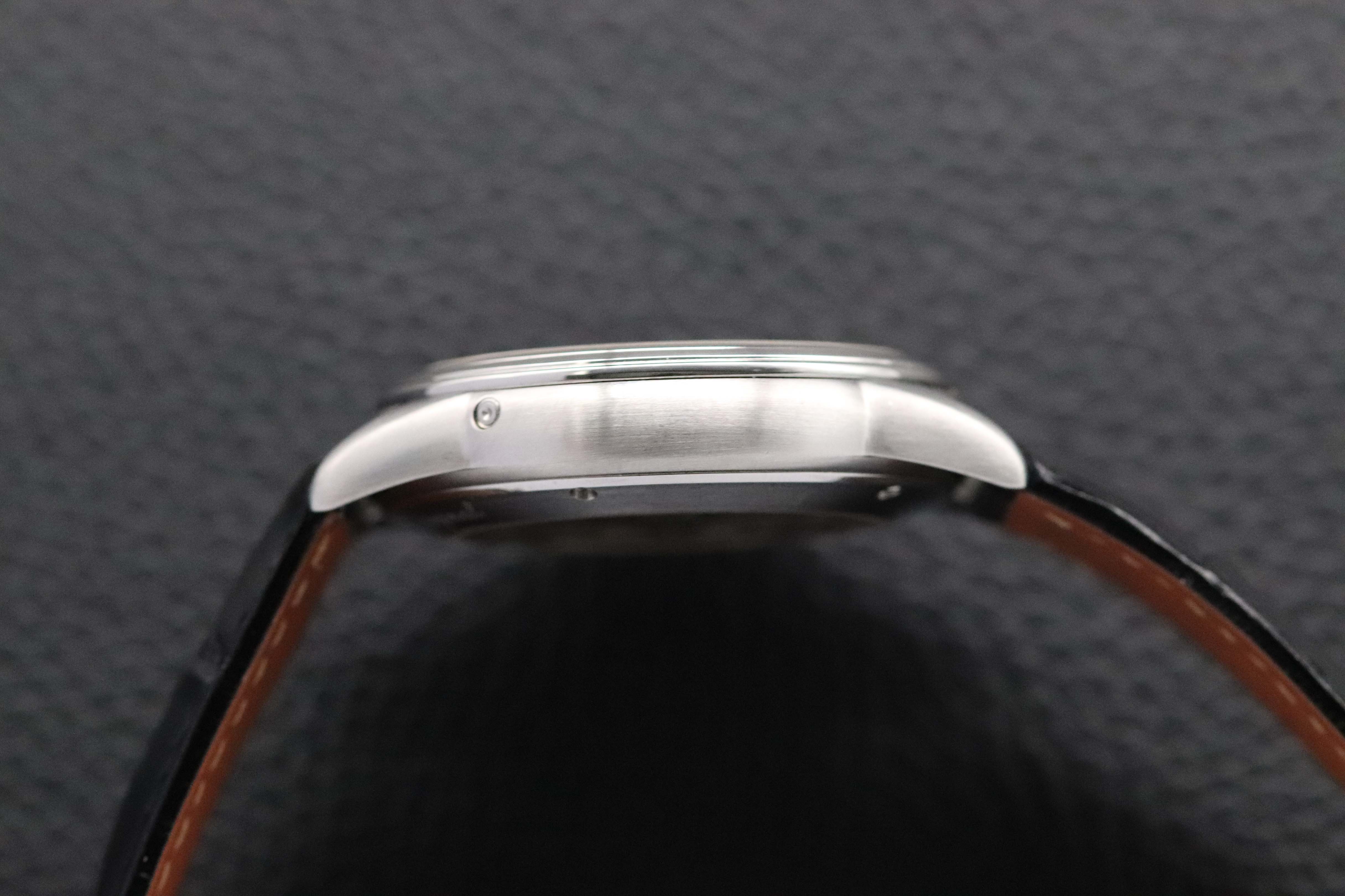 Glashütte Original Senator Fasi lunari Riserva di carica 39.44.04.12.04 Quadrante argento 2010