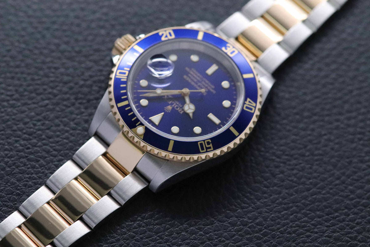 Rolex Submariner Date 16613LB Fullset 2008 Box+Papers