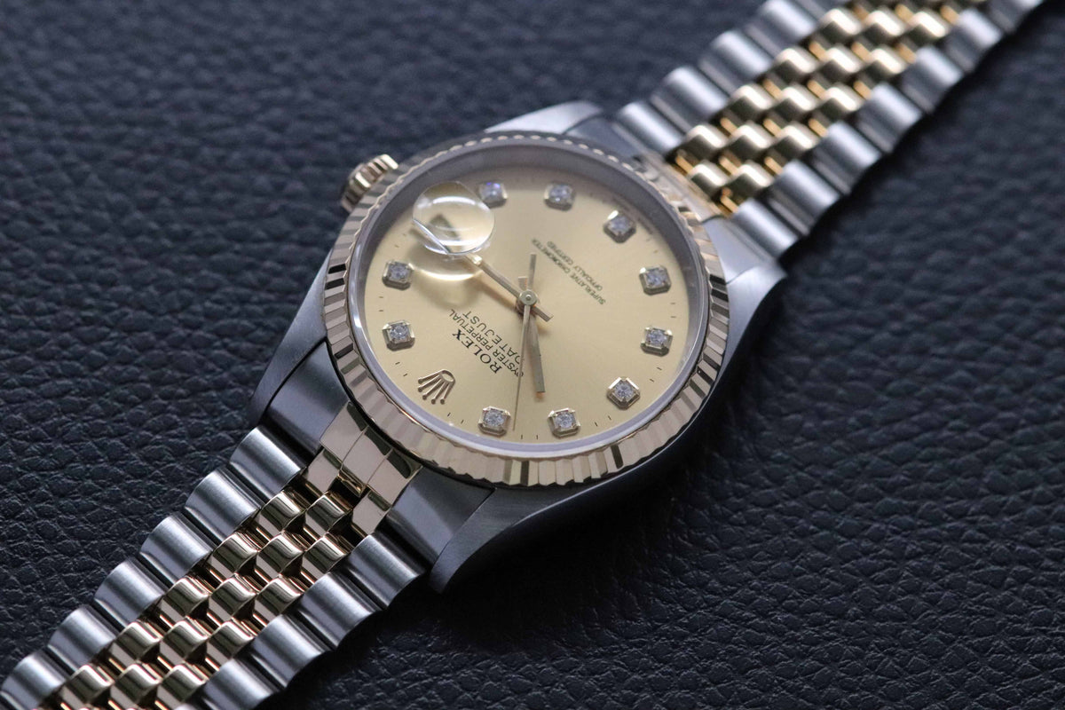 Rolex Datejust 16233G Fullset 1999 Box+Papers