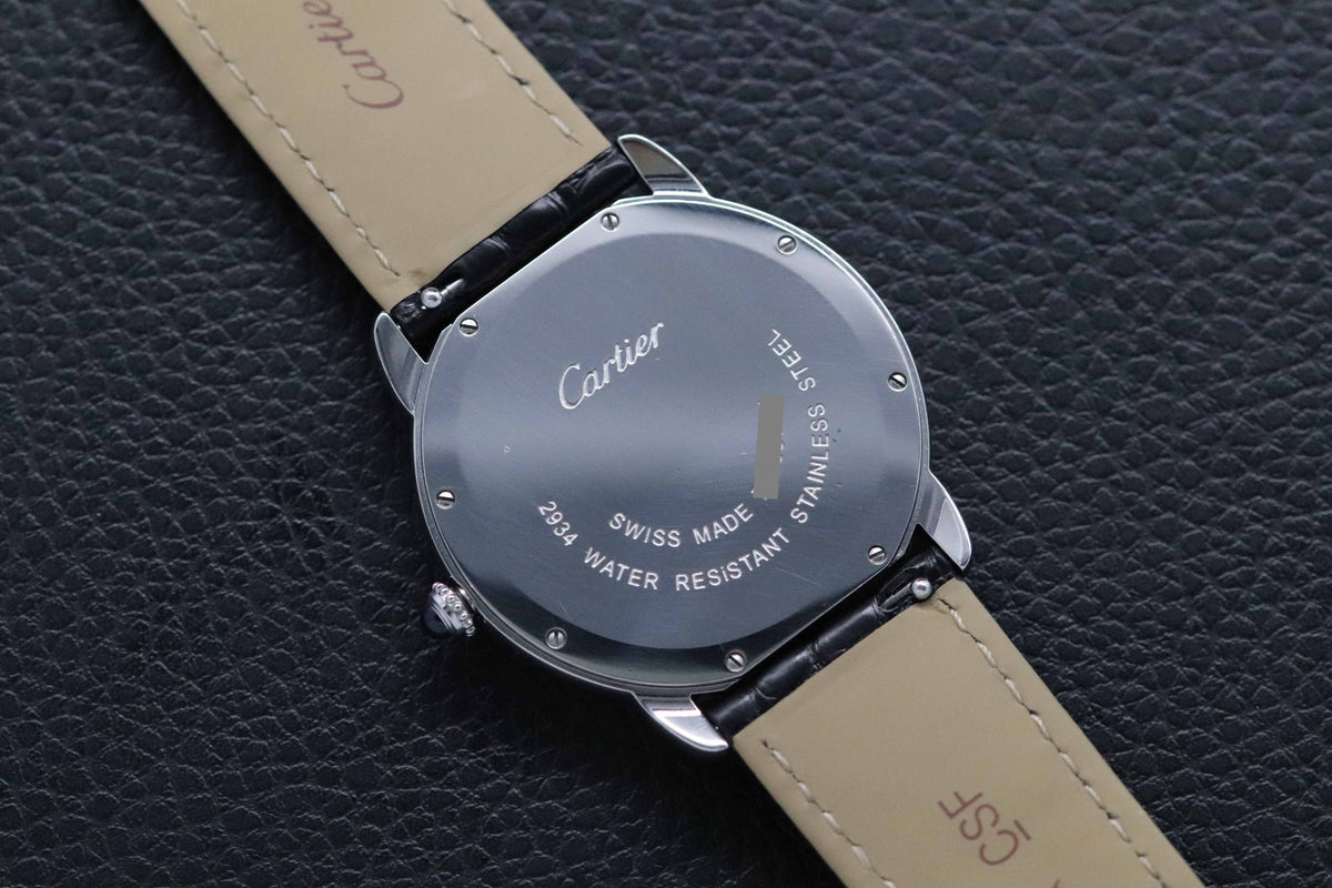 Cartier Ronde Solo W6700255 Silver Dial 2013