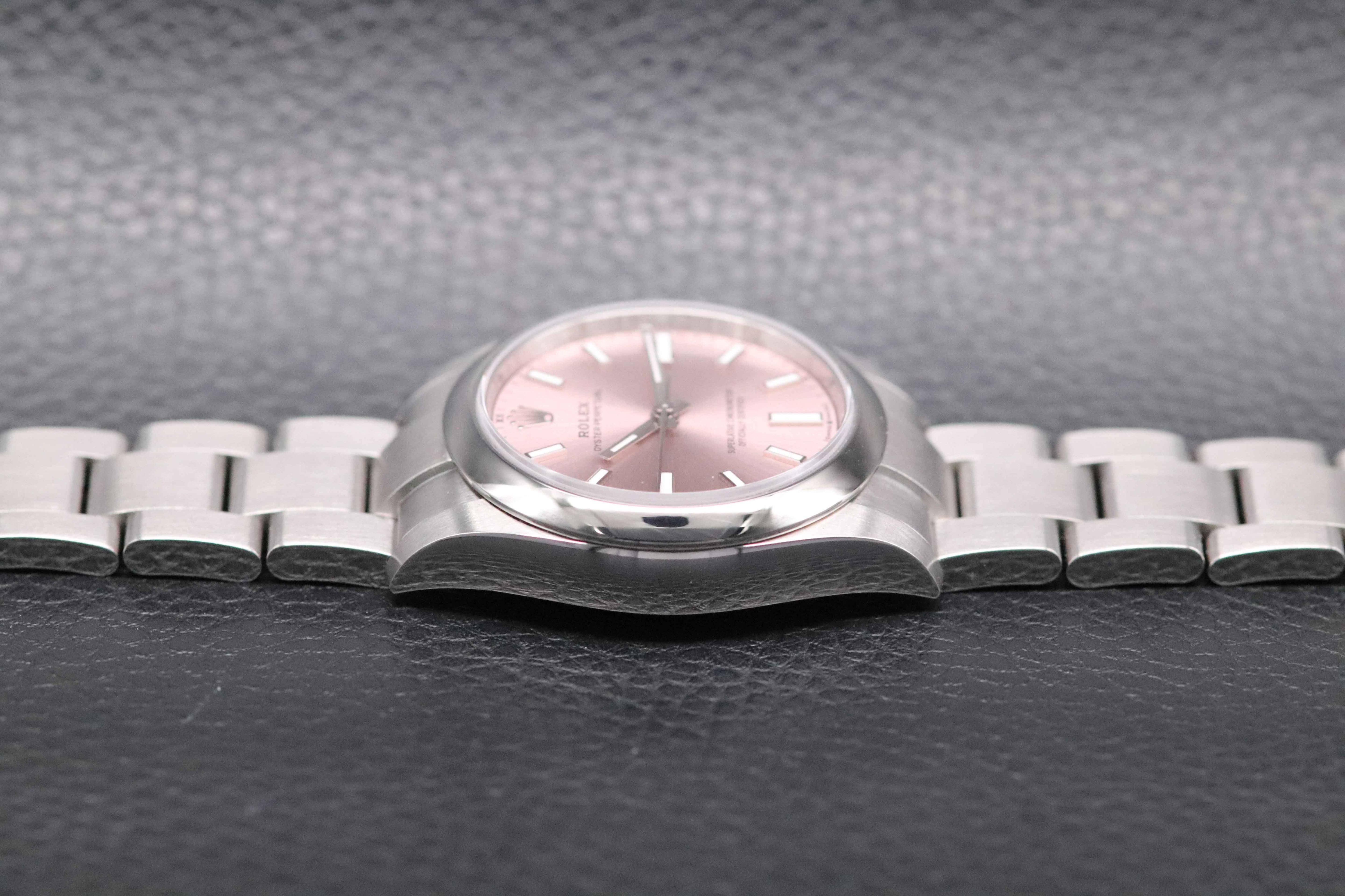 Rolex Oyster Perpetual 124200 Pink Fullset 2025 Box+Papers
