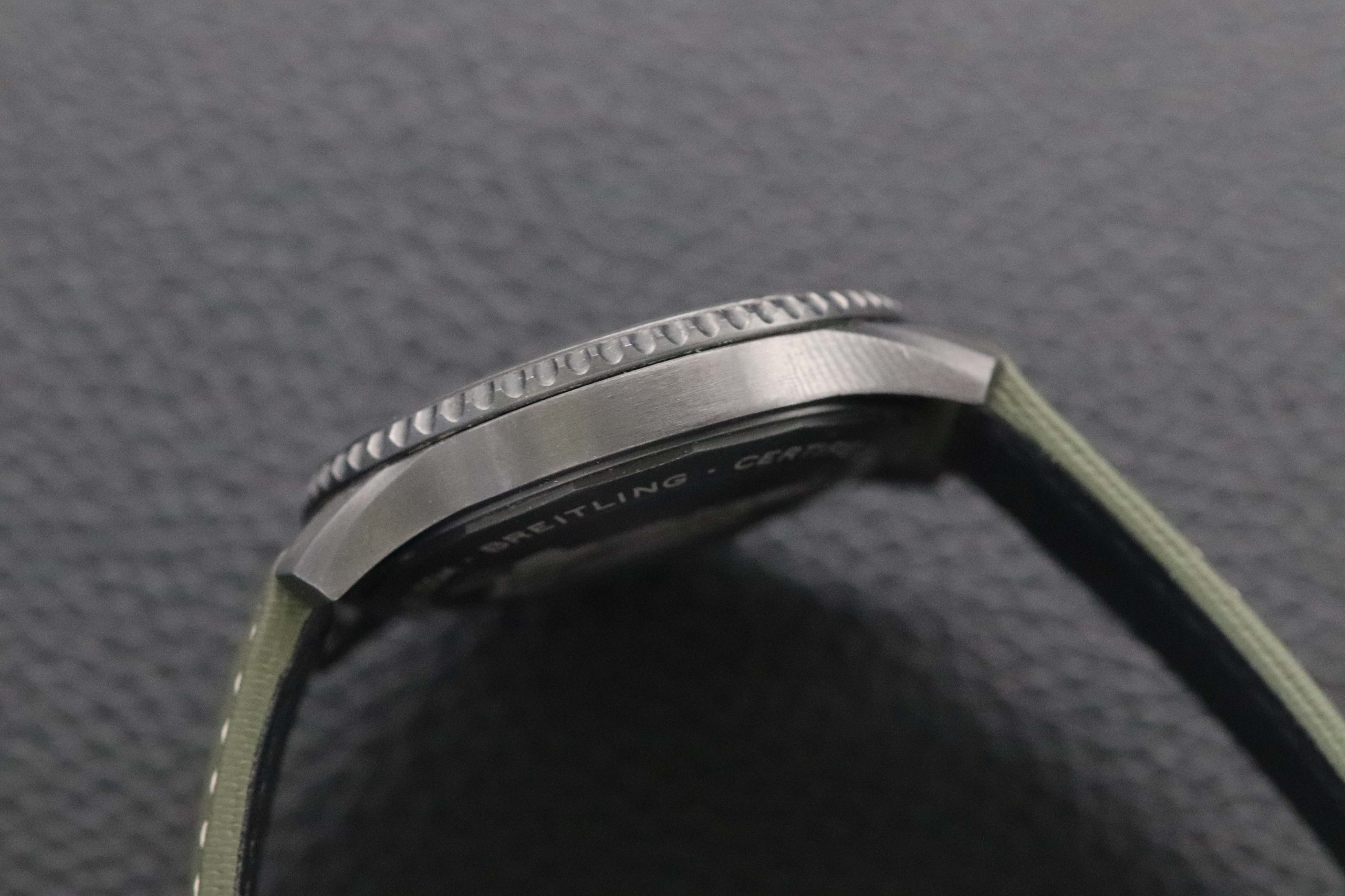 Breitling Aviator 8 Green A17315 Papers 2021