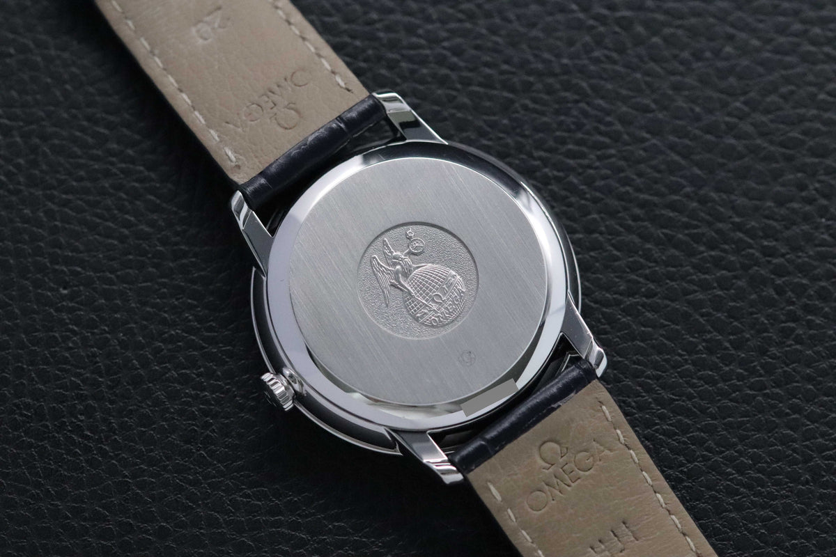 Omega De Ville Prestige 424.13.40.20.03.002 Blue Dial 2018
