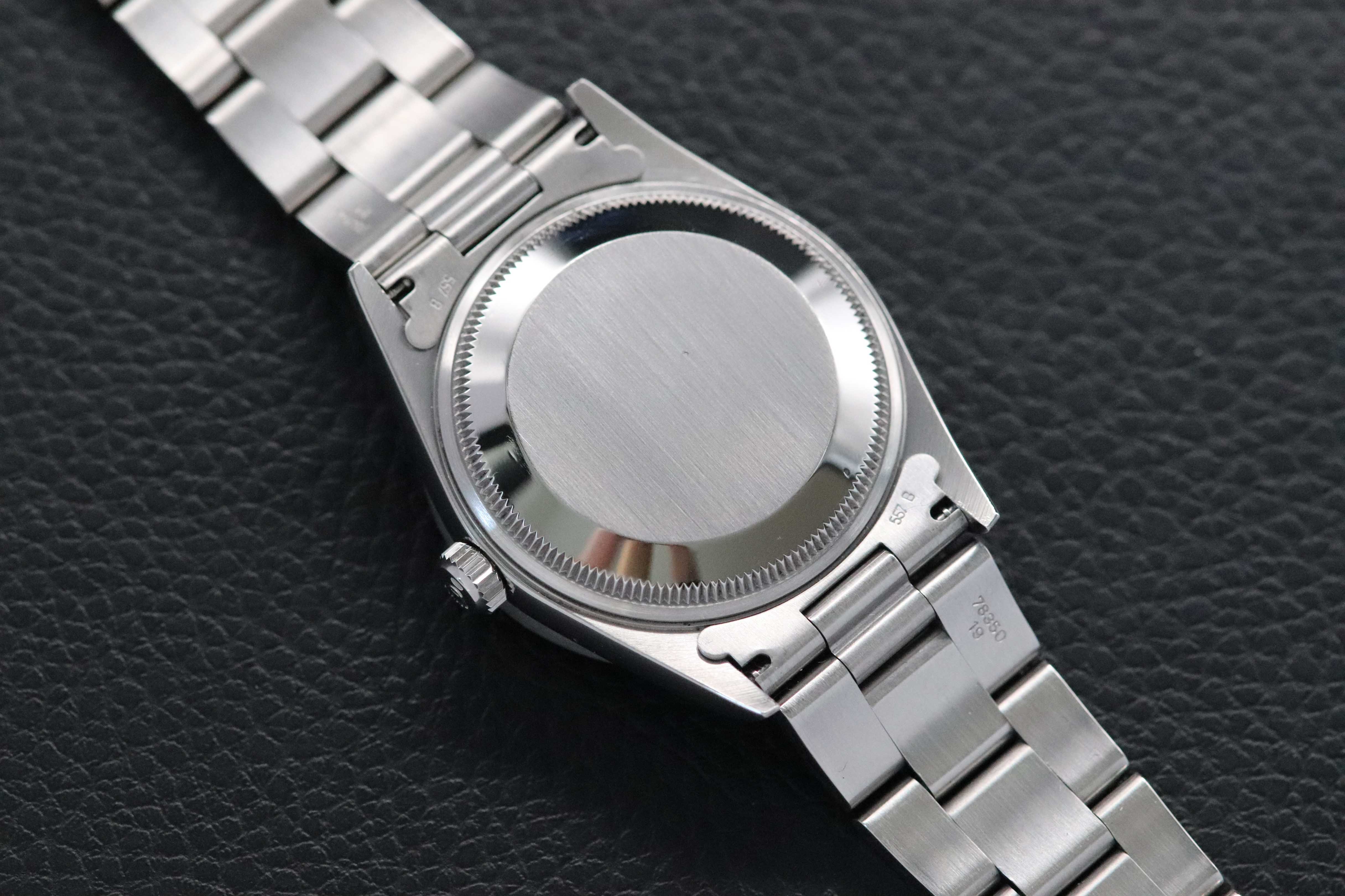 Rolex Date 15210 Black Dial Fullset 1995 Box+Papers