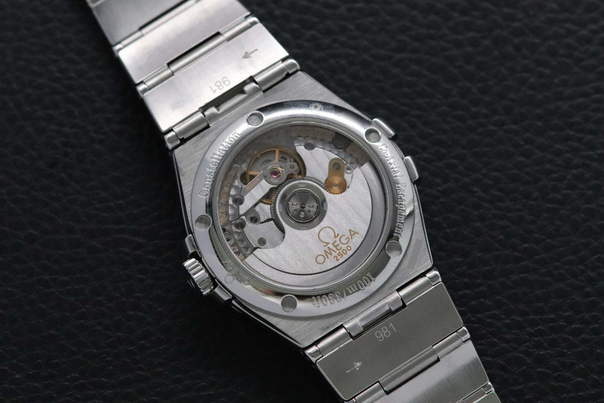 Omega Constellation 123.10.35.20.01.001 Black Dial 2017 Papers