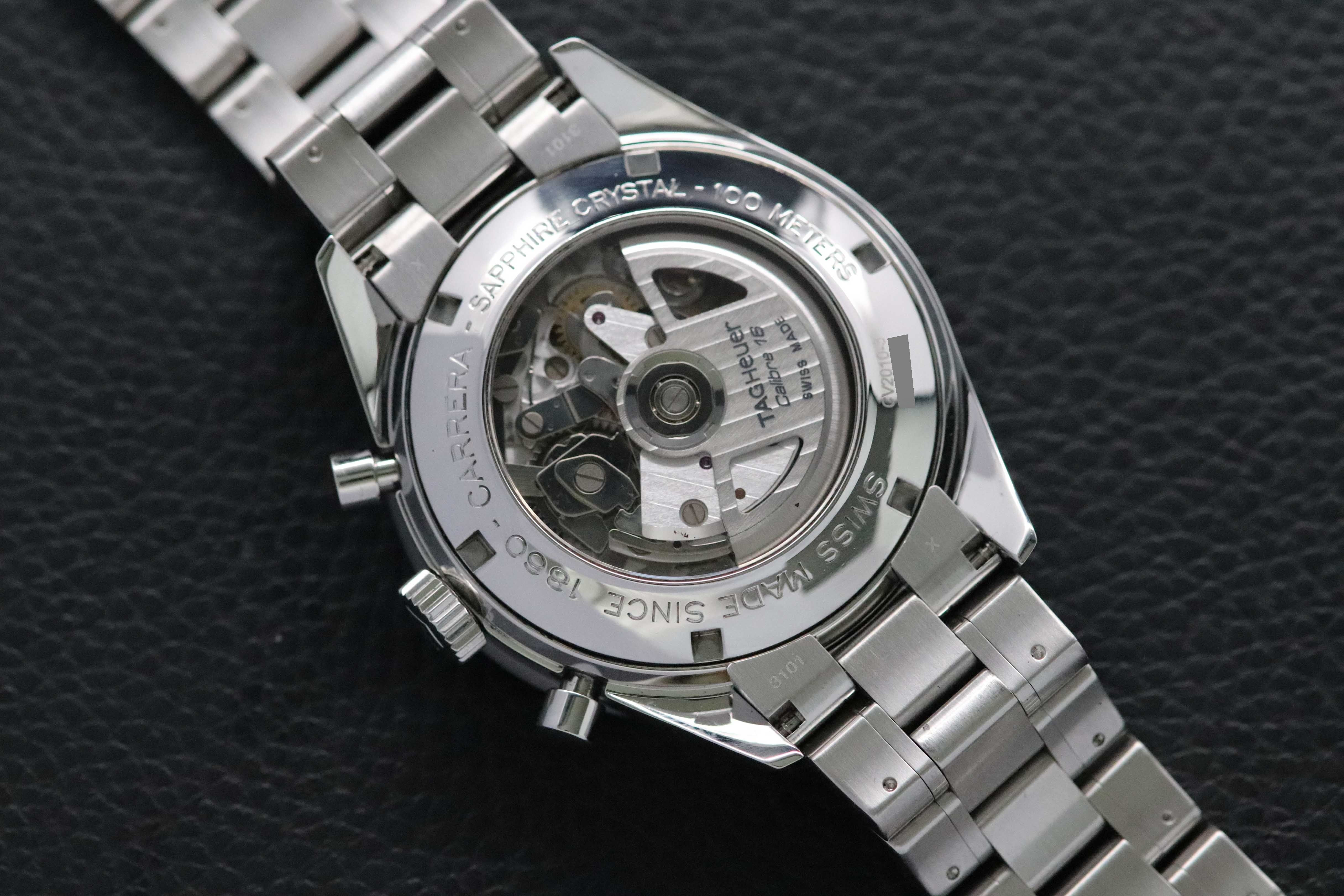 Tag Heuer Carrera Calibre 16 CV2010.BA0794 Fullset 2011 Box+Papers