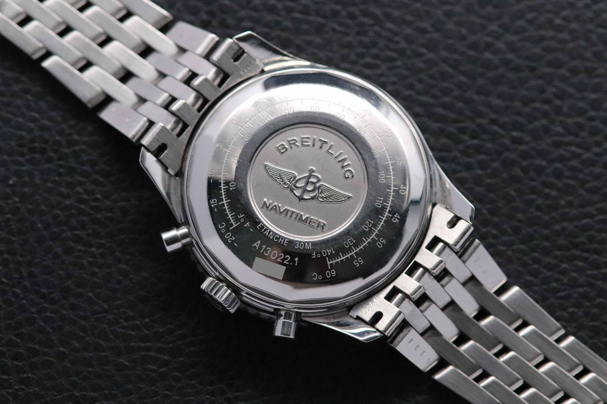 Breitling Old Navitimer II A13022.1 Black Dial 1996 Box