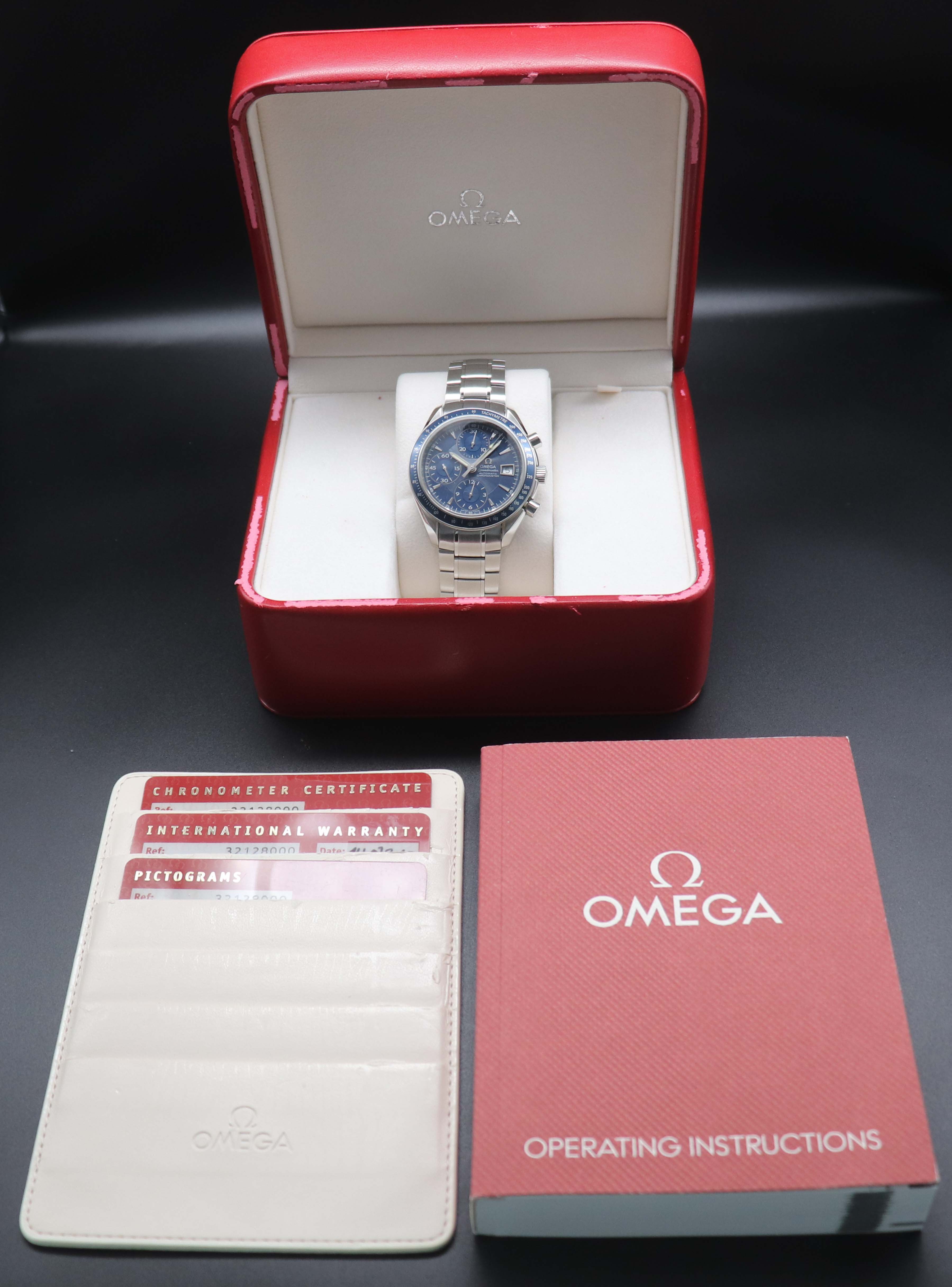 Omega Speedmaster Date 3212.80 Fullset 2010 Box+Papers