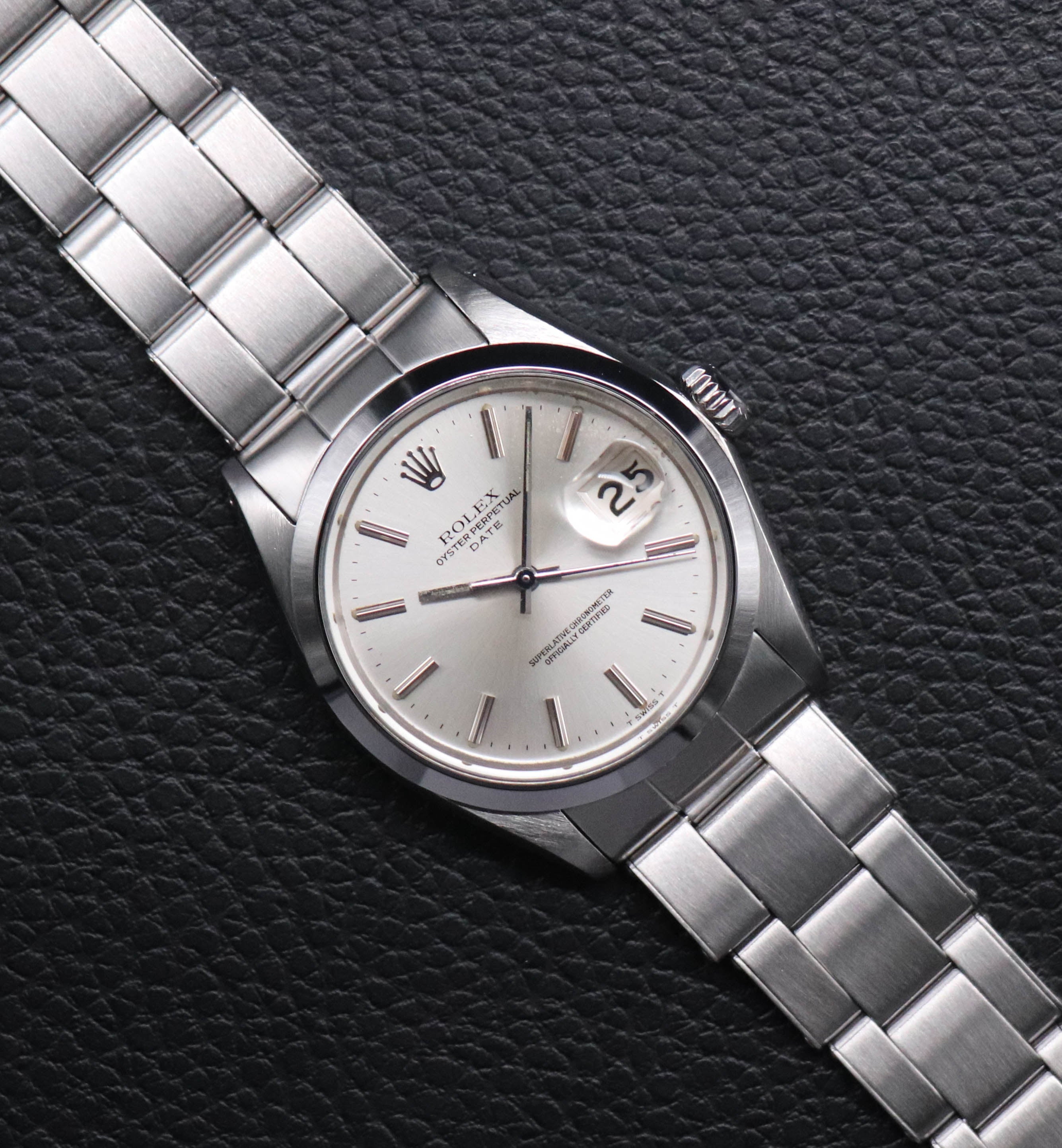 Rolex Date 1500 Silver Dial 1969