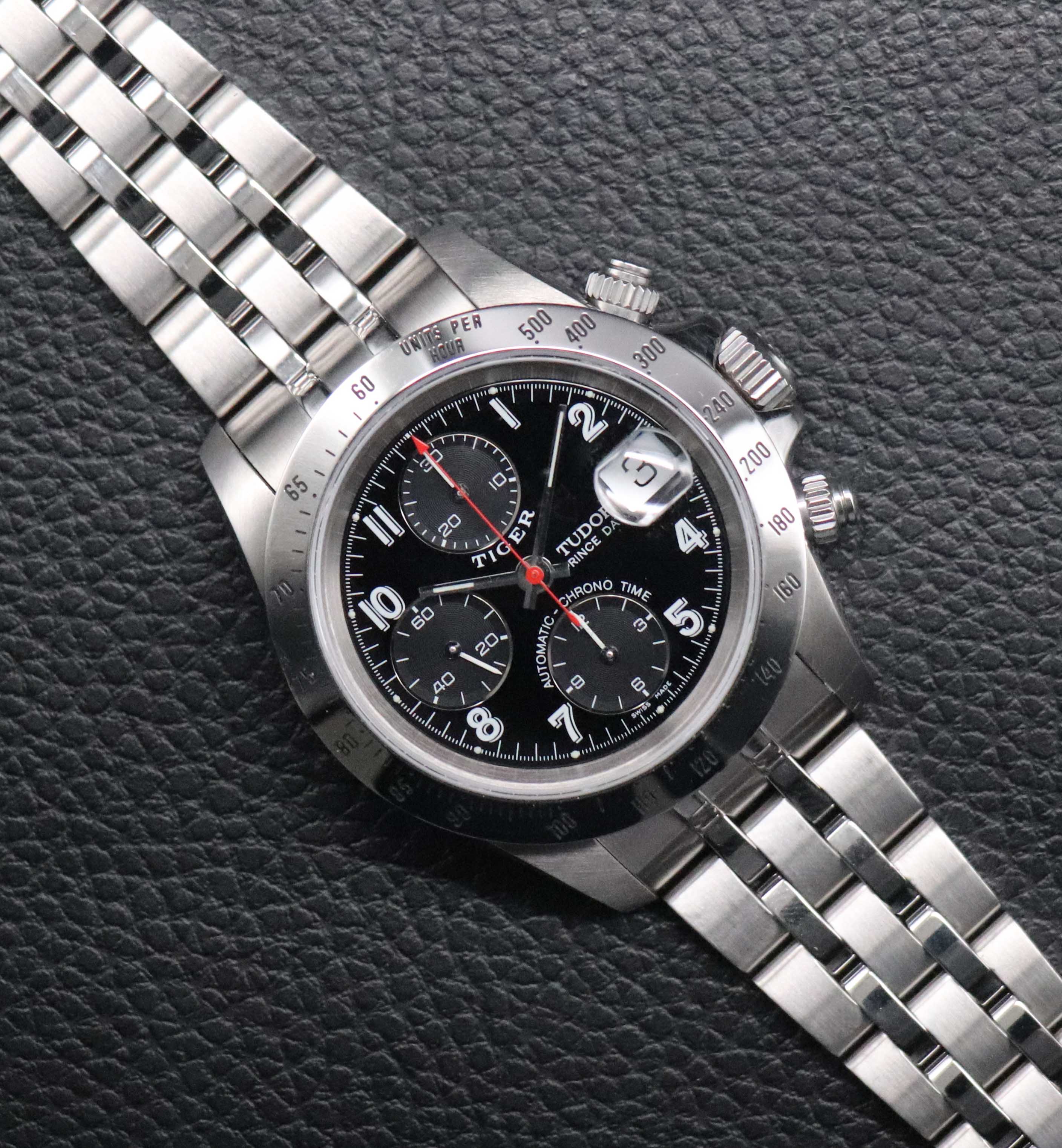 Tudor Oysterdate Small Block 79280 Black Dial 2000