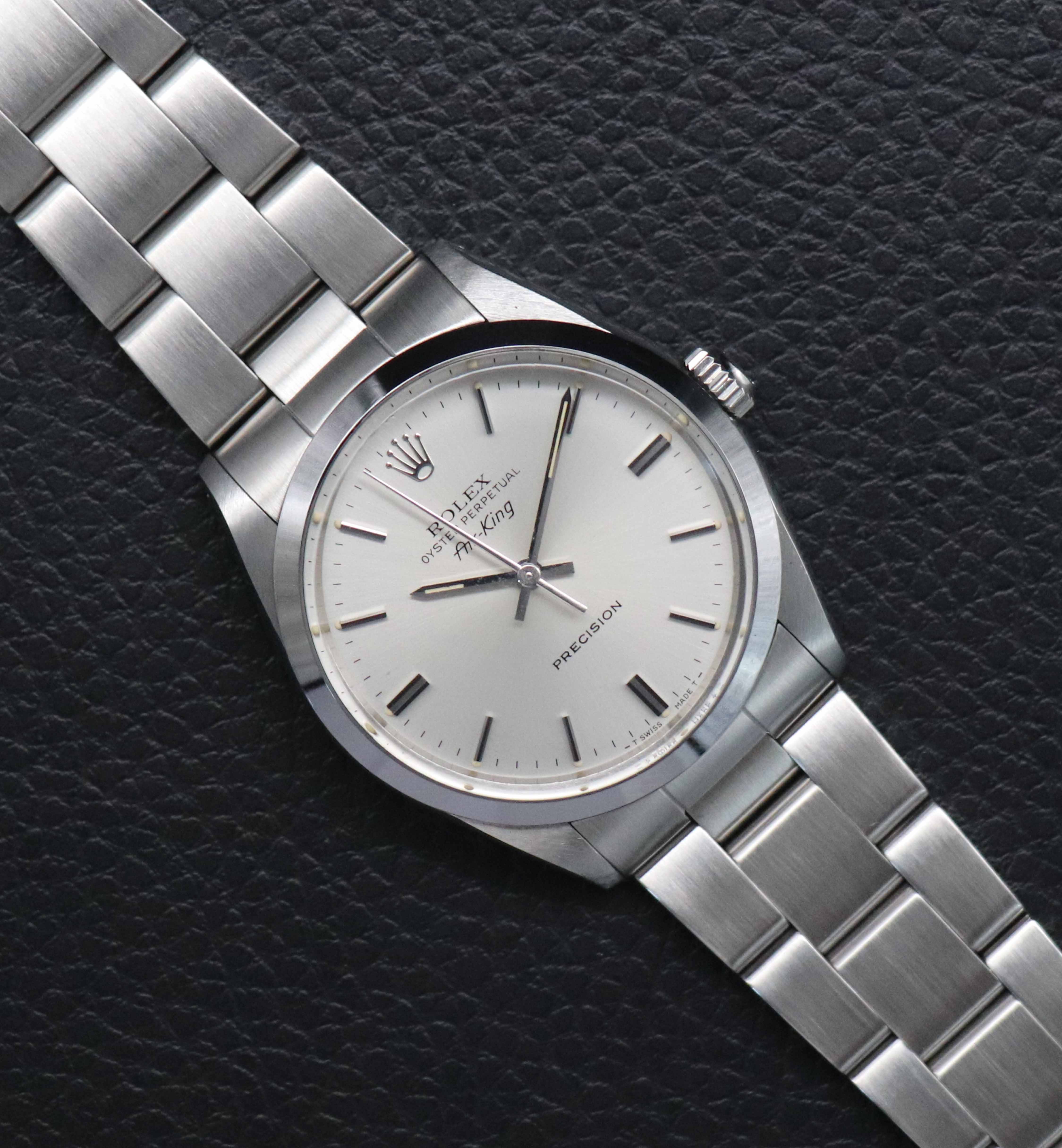 Rolex Air-King 5500 Silver Dial 1988