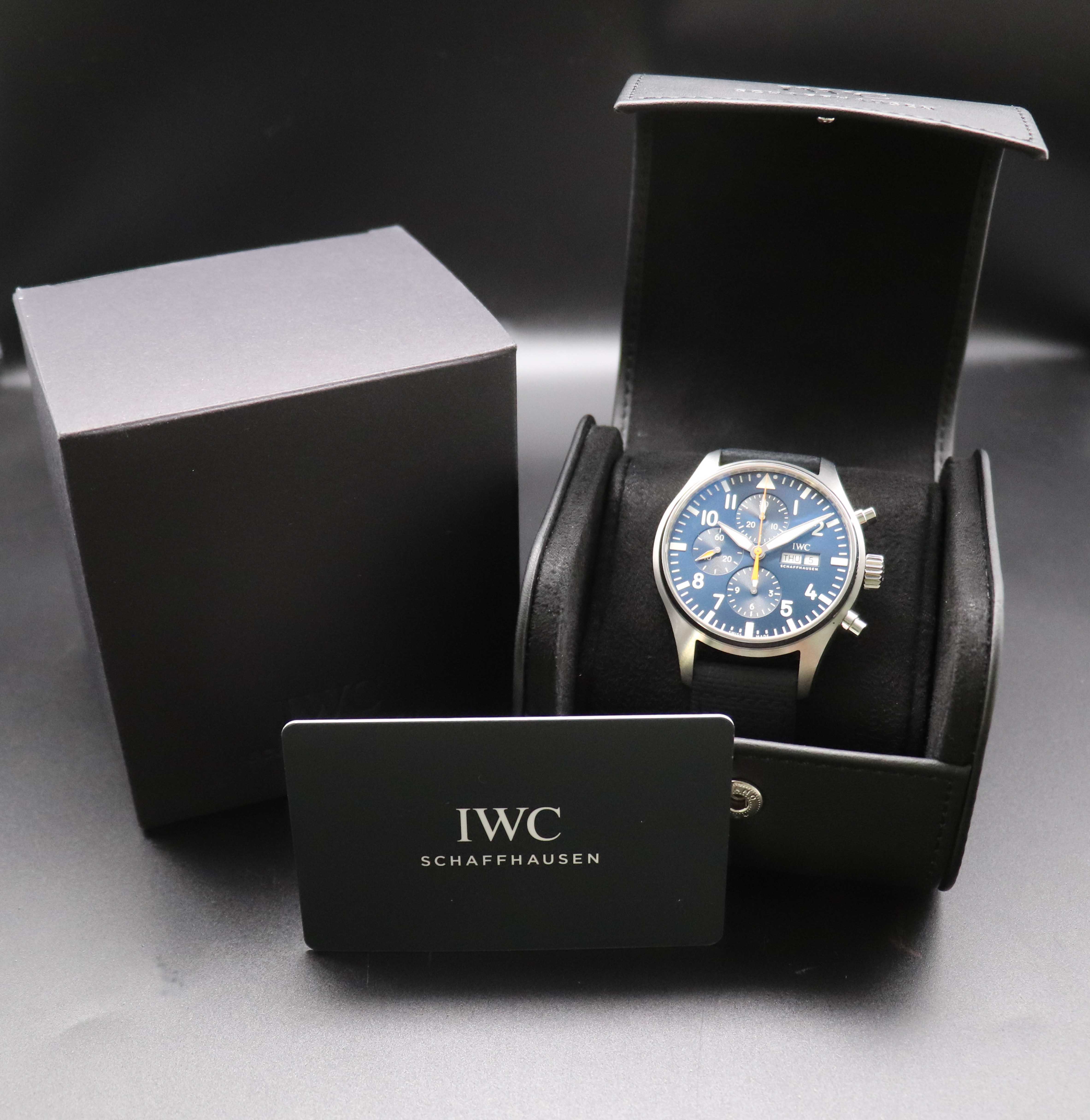 Orologio da pilota IWC Cronografo IW377729 FULLSET 2021 con scatola e PAPERS