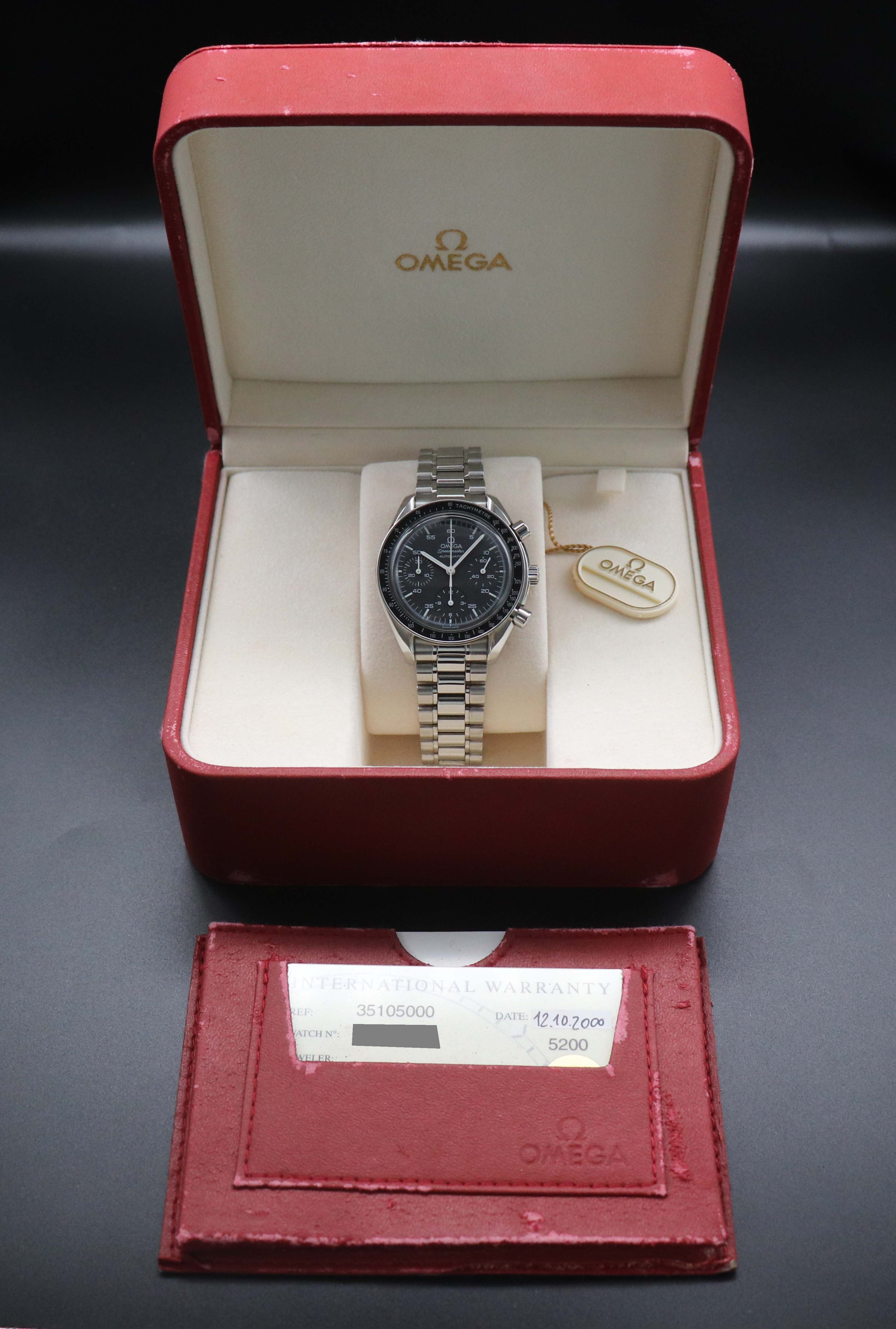 Omega Speedmaster Reduced 3510.50 Fullset 2000 Box+Papers