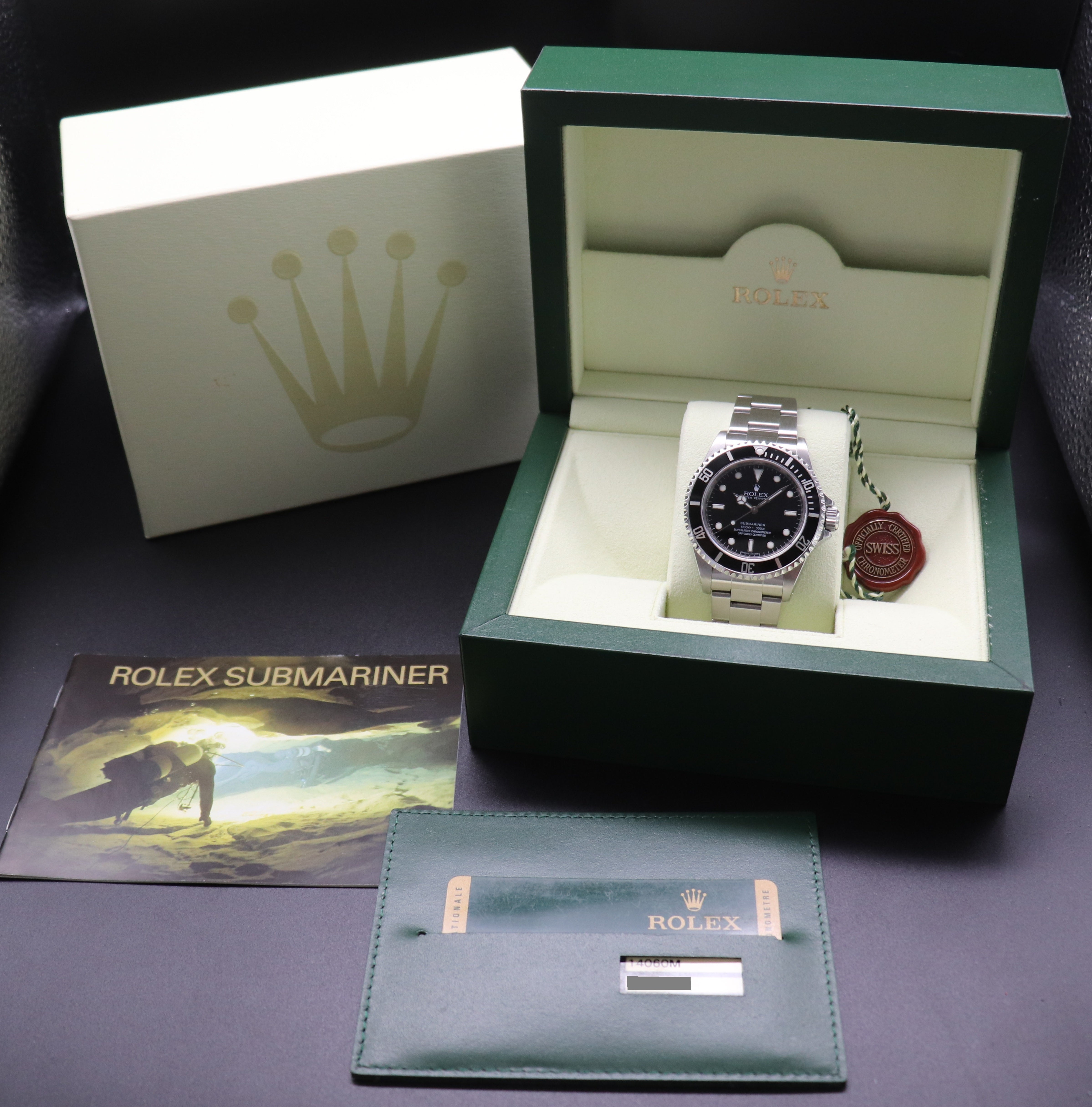 Rolex Submariner 14060M Rehaut Fullset 2013 Scatola+carteggiatura