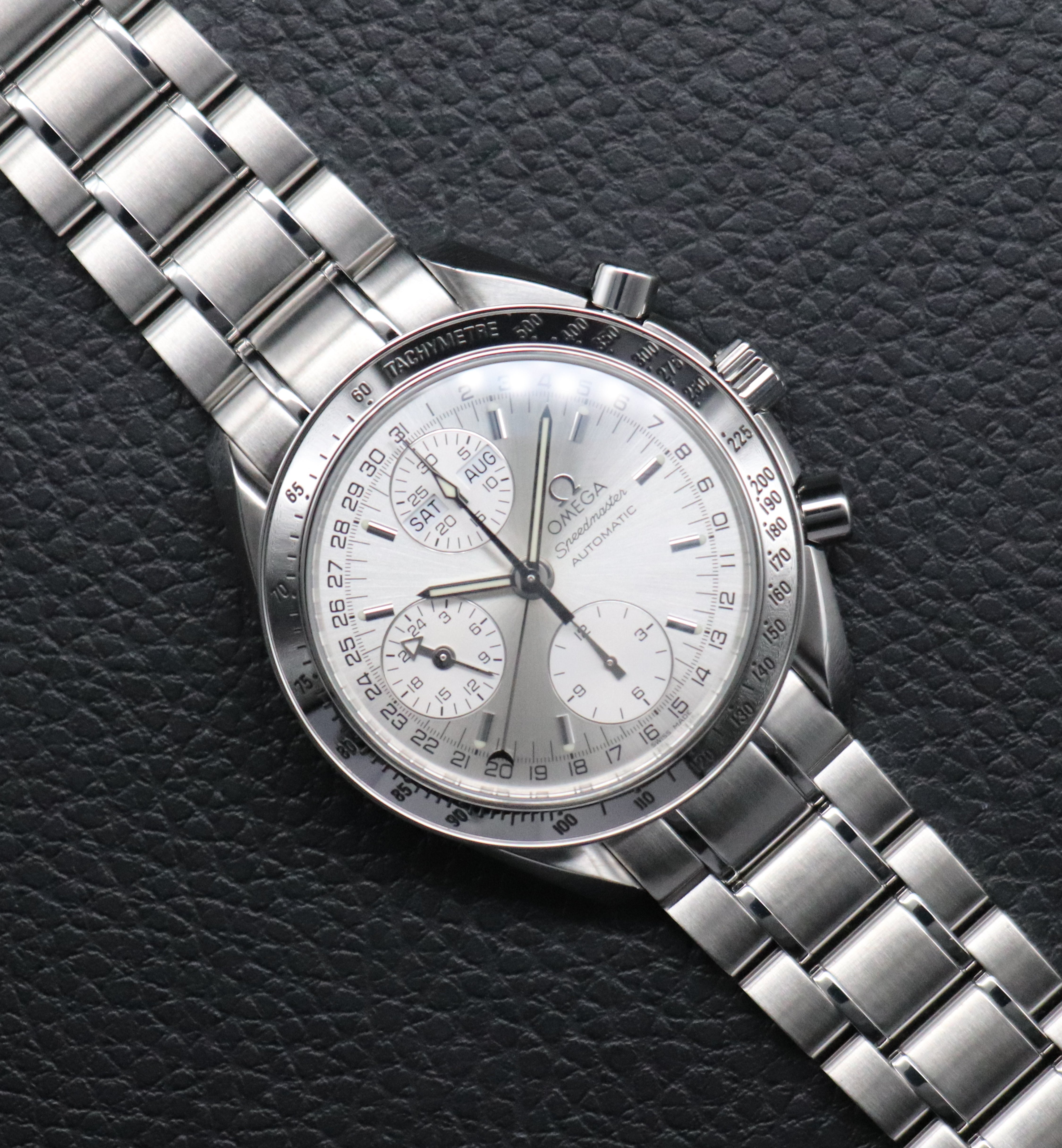 Omega Speedmaster Day Date 3523.30 Silver Dial 2011
