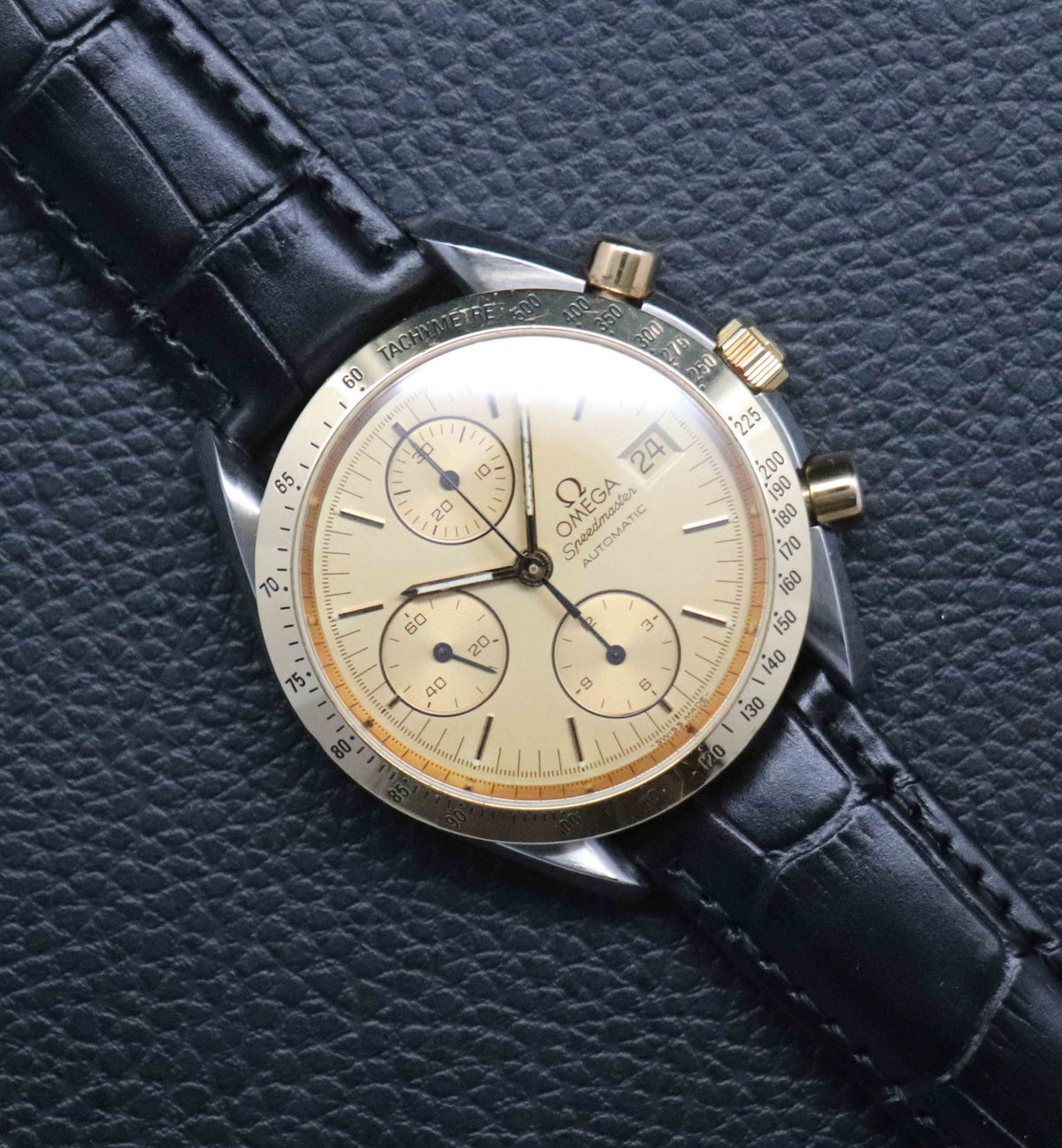 Omega Speedmaster Date 3311.10 Gold Dial 1995