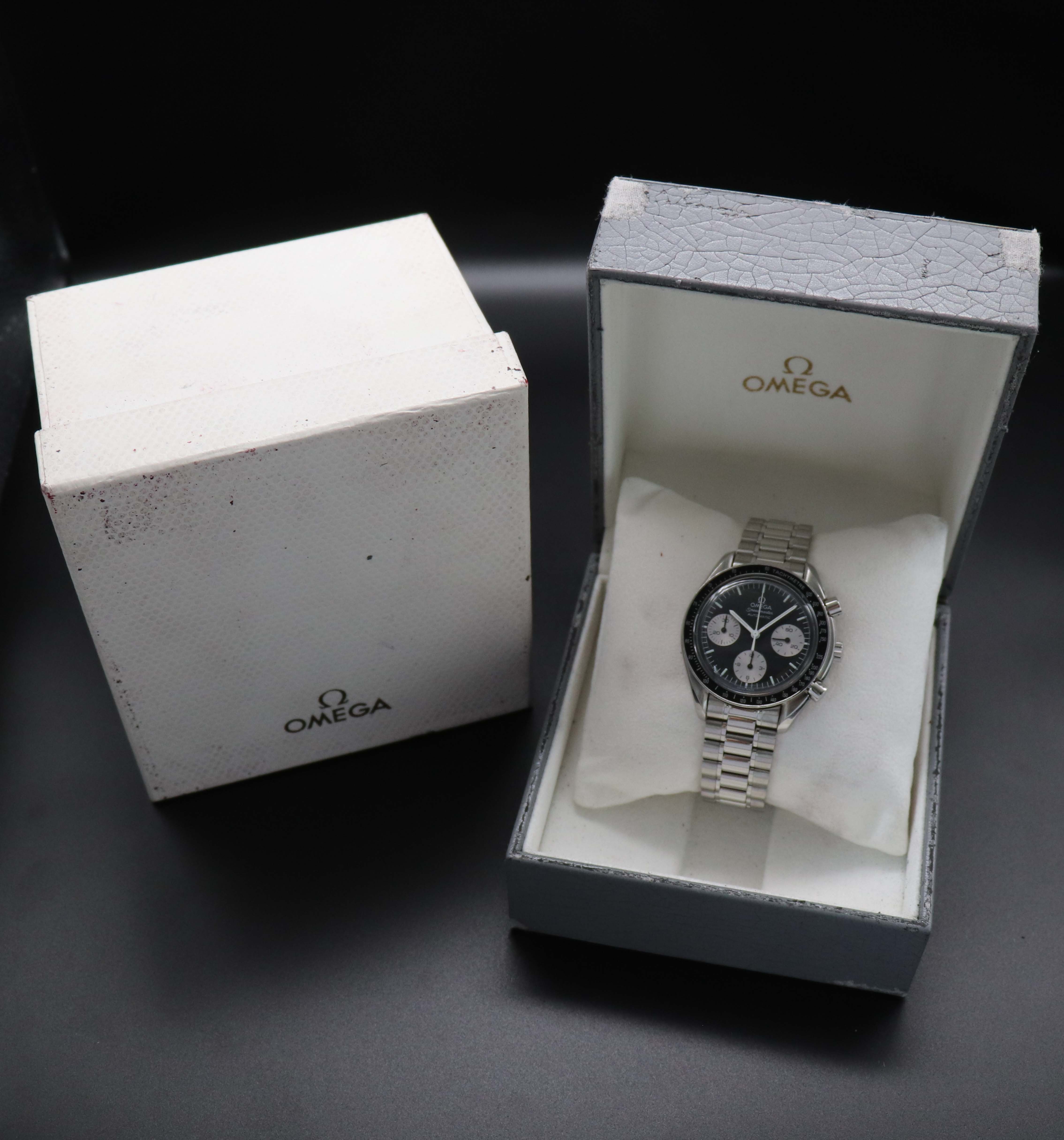 Omega Speedmaster Reduced 3510.52 Black Dial 1998 Box