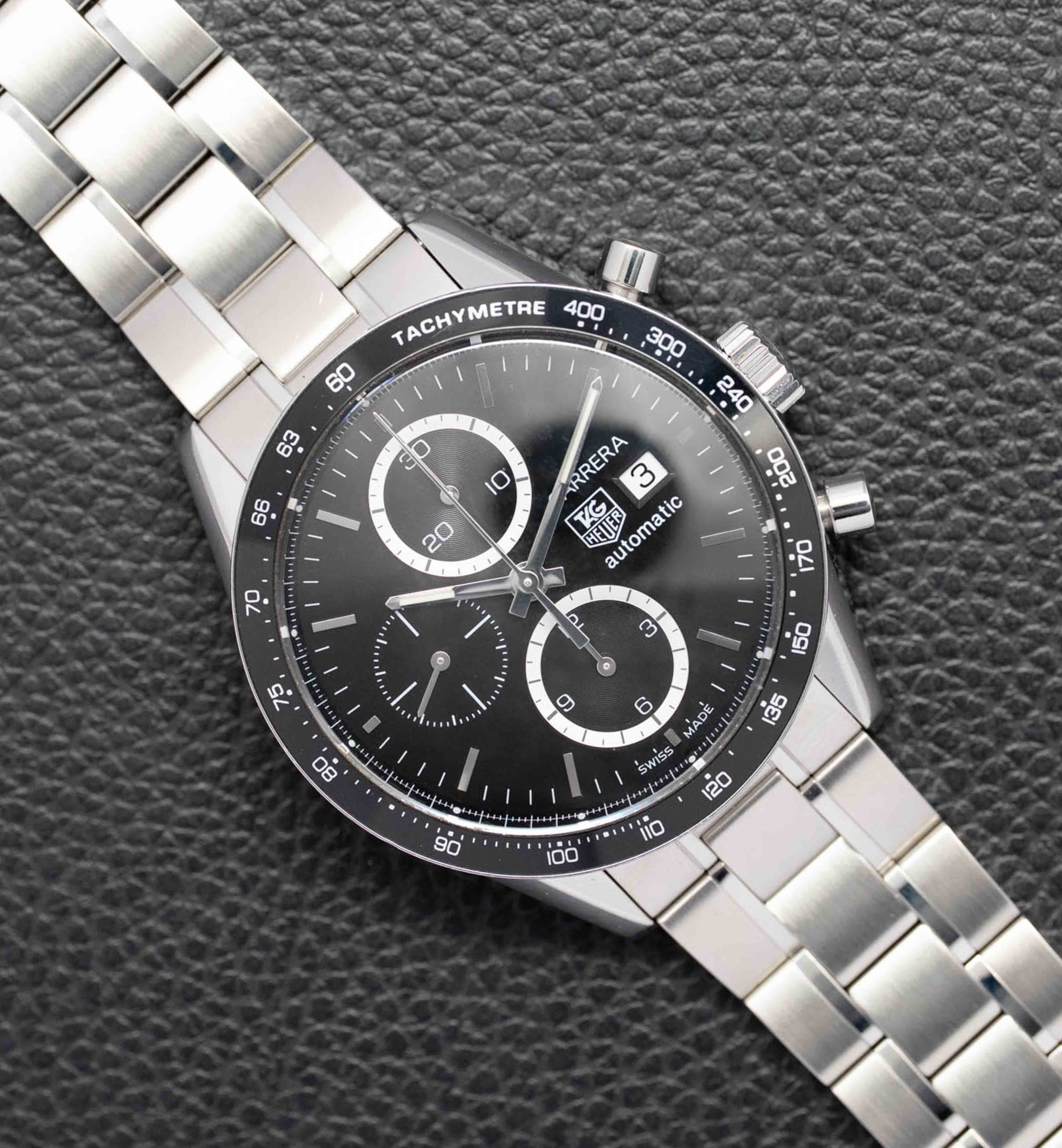 Tag Heuer Carrera Calibre 16 CV2010 Black Dial 2010