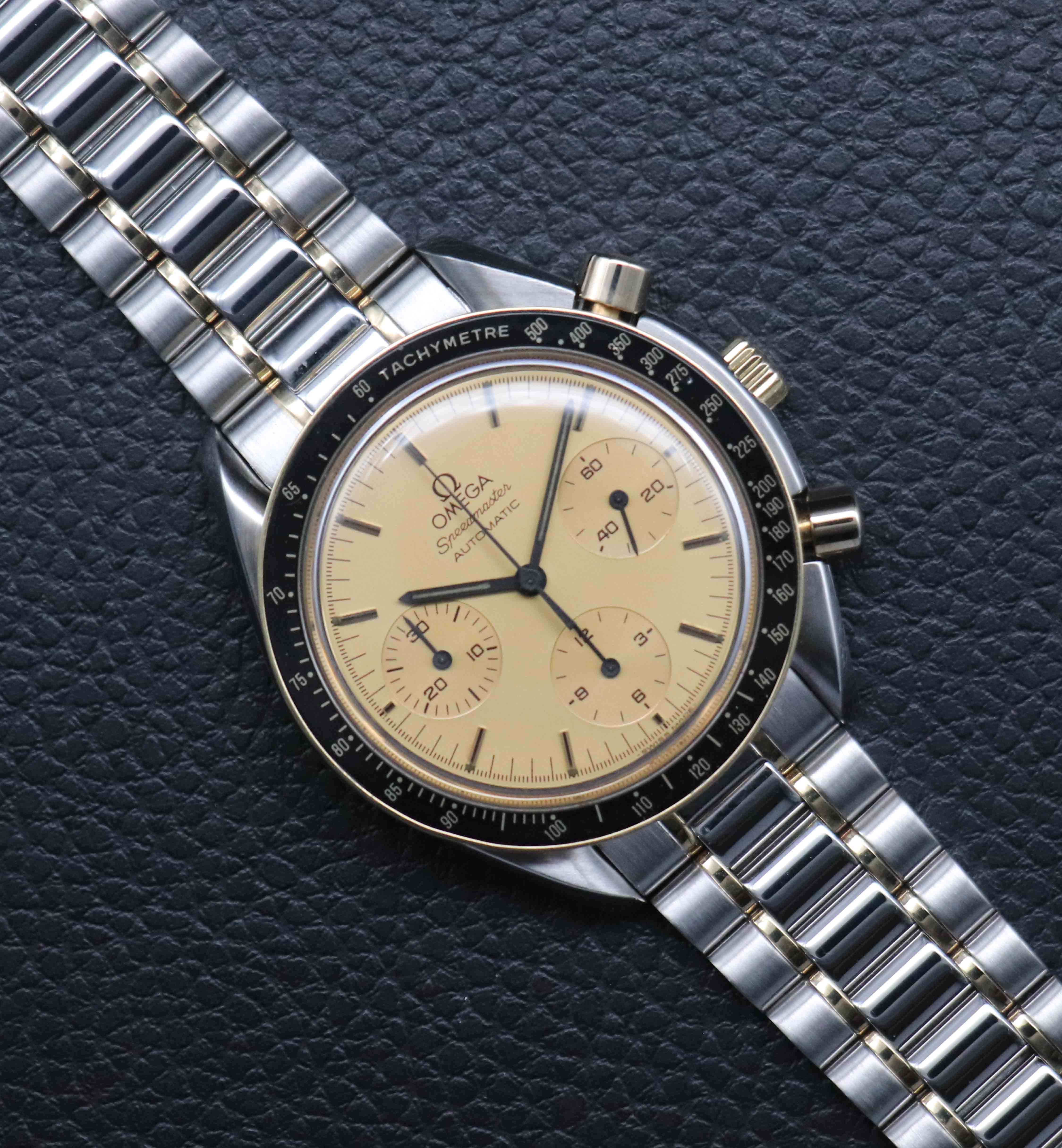 Omega Speedmaster Reduced 3310.10 Gold Dial 1989