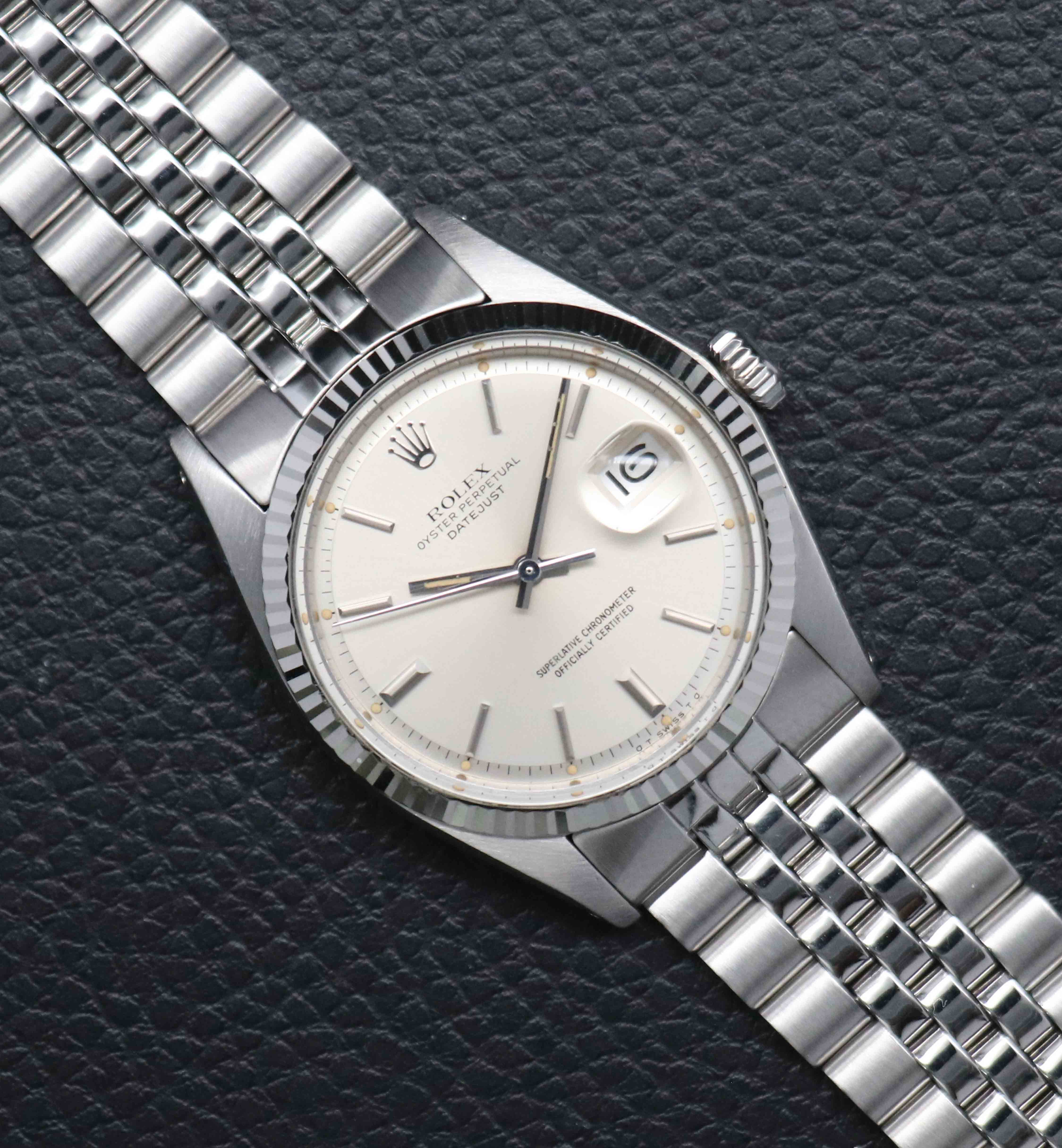 Rolex Datejust 36 1601 Silver Dial 1975