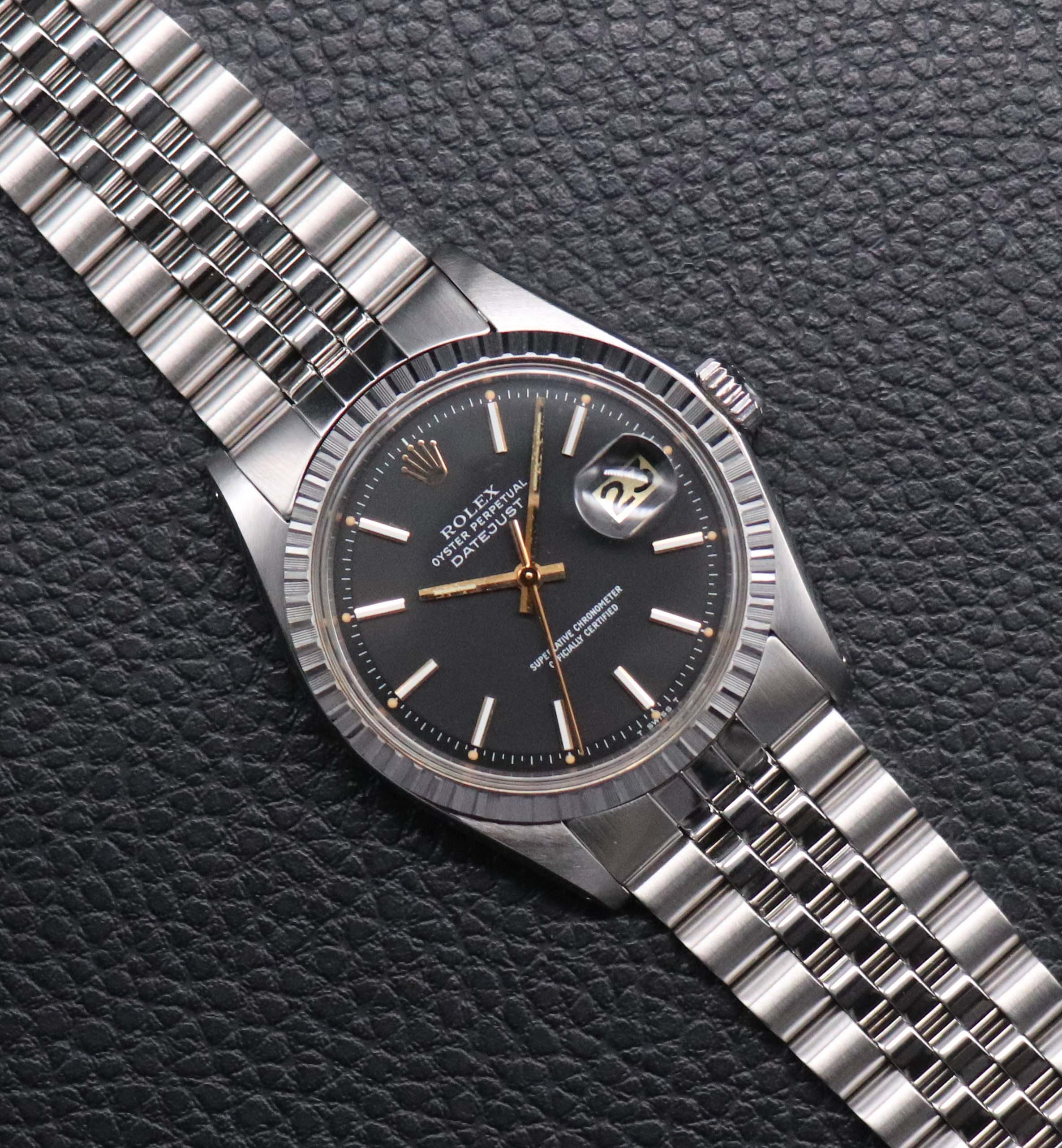 Rolex Datejust 1603 Black Dial 1975