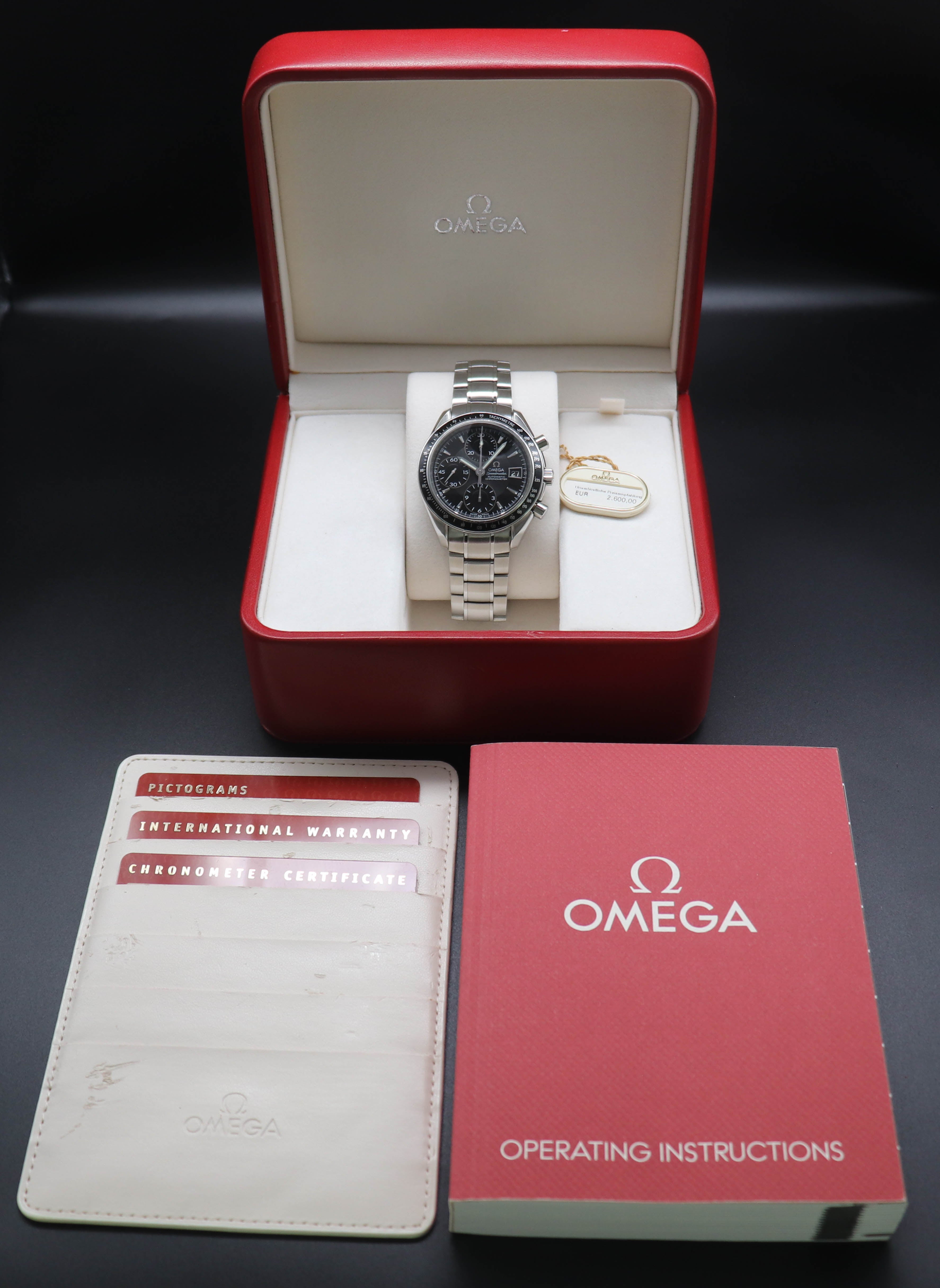 Omega Speedmaster Date 3210.50 Fullset 2012 Box+Papers