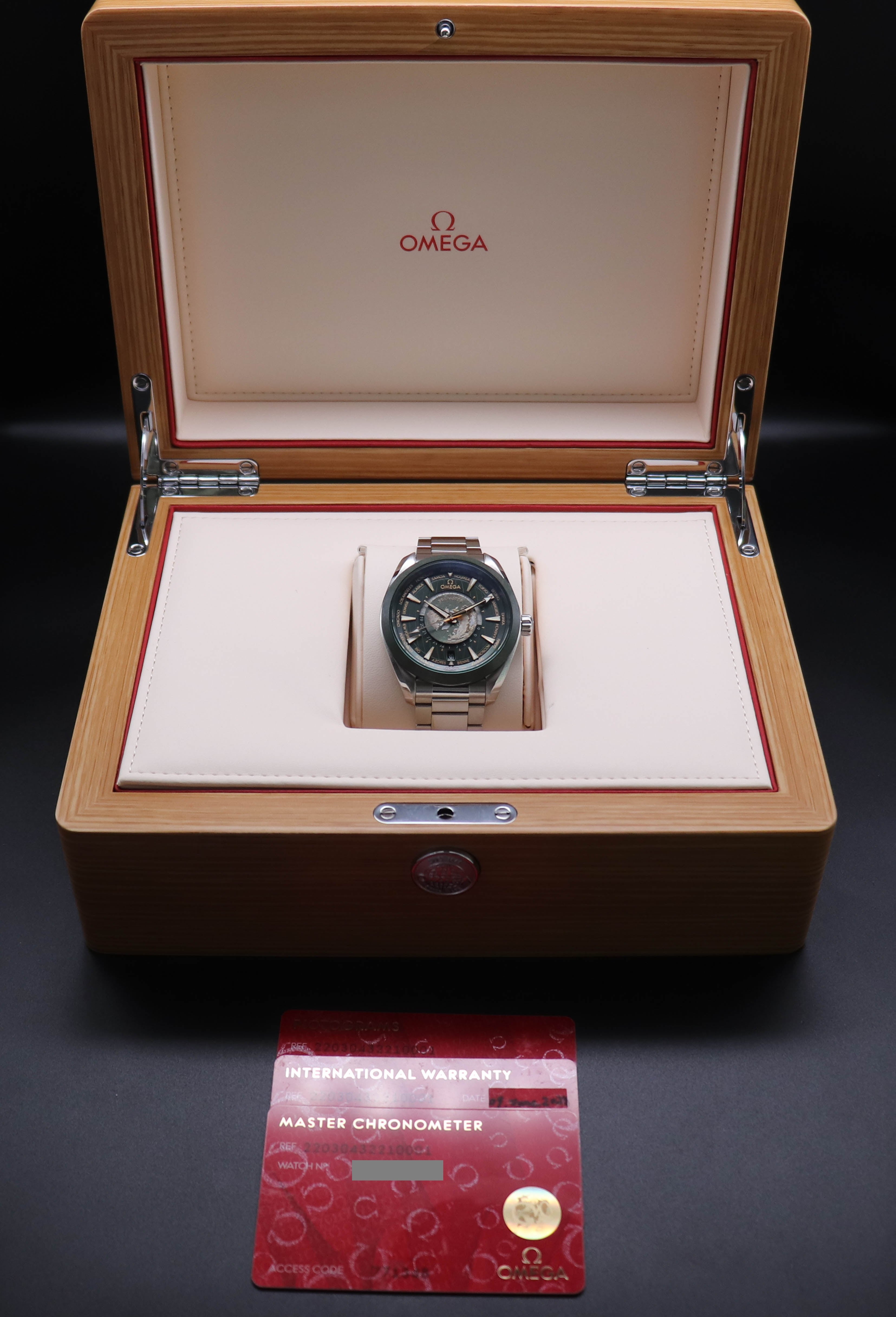 Omega Seamaster Aqua Terra Worldtimer 220.30.43.22.10.001 Fullset 2023 Box+Papers